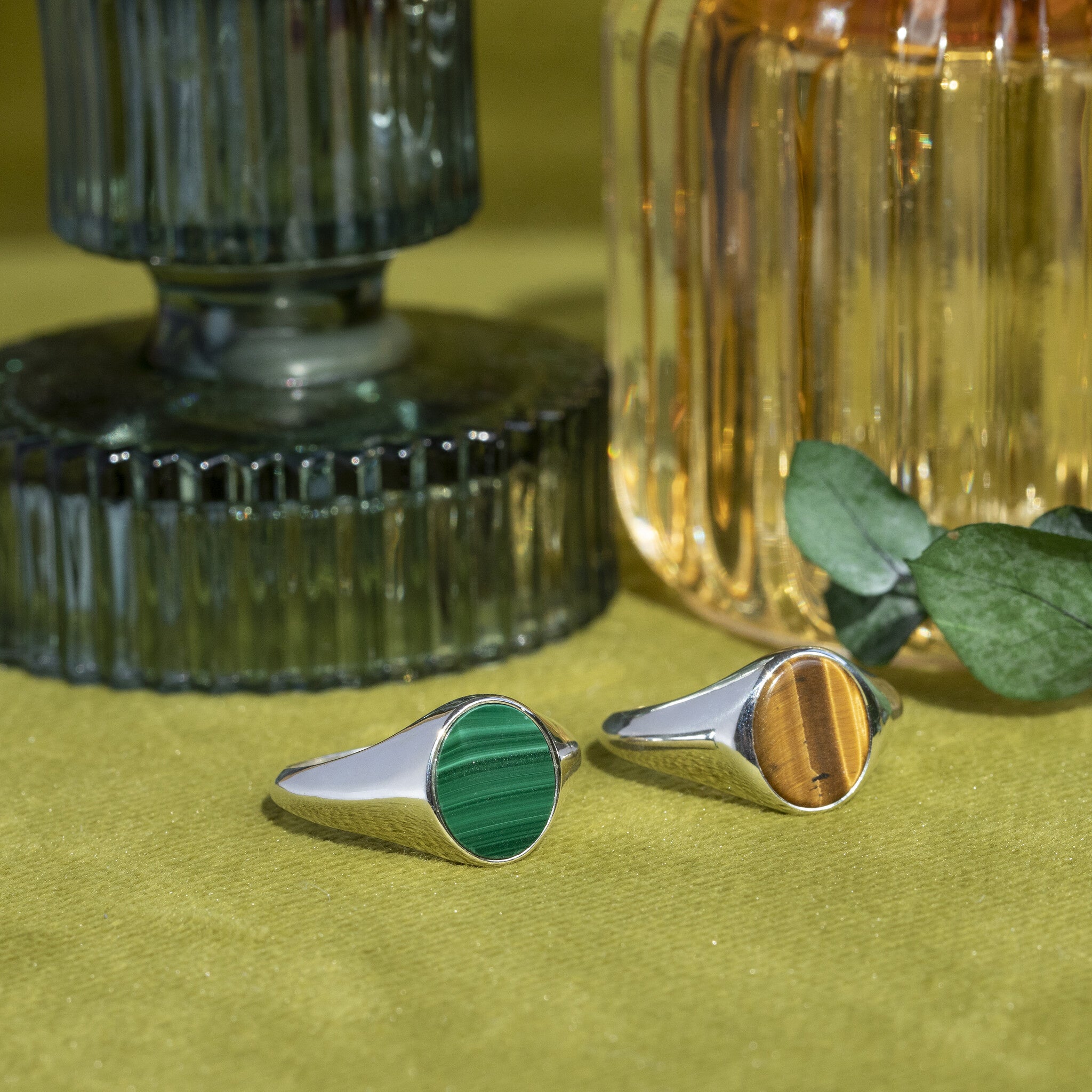 Twiggy ring 925 - Royal Green