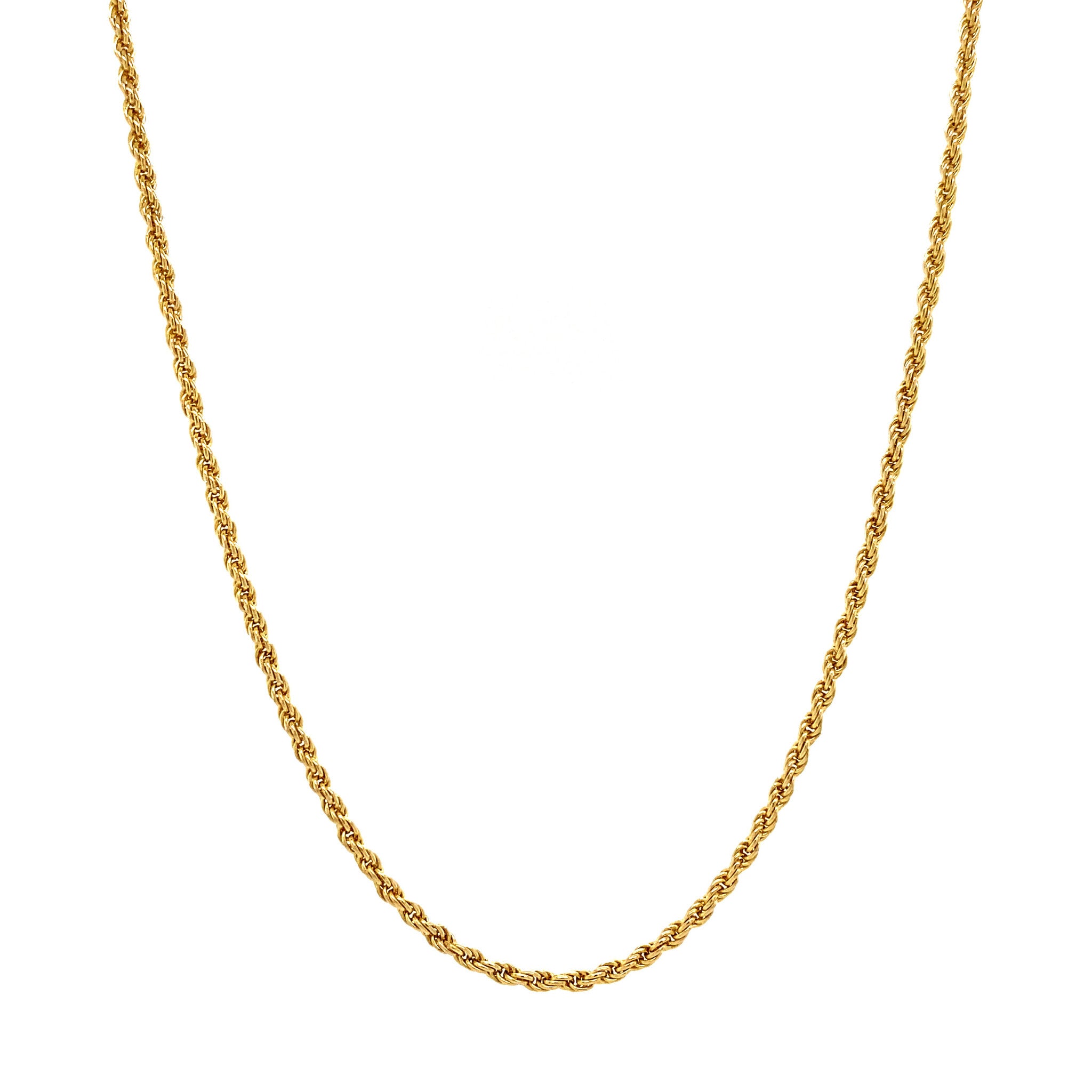 14 kt gold cord necklace