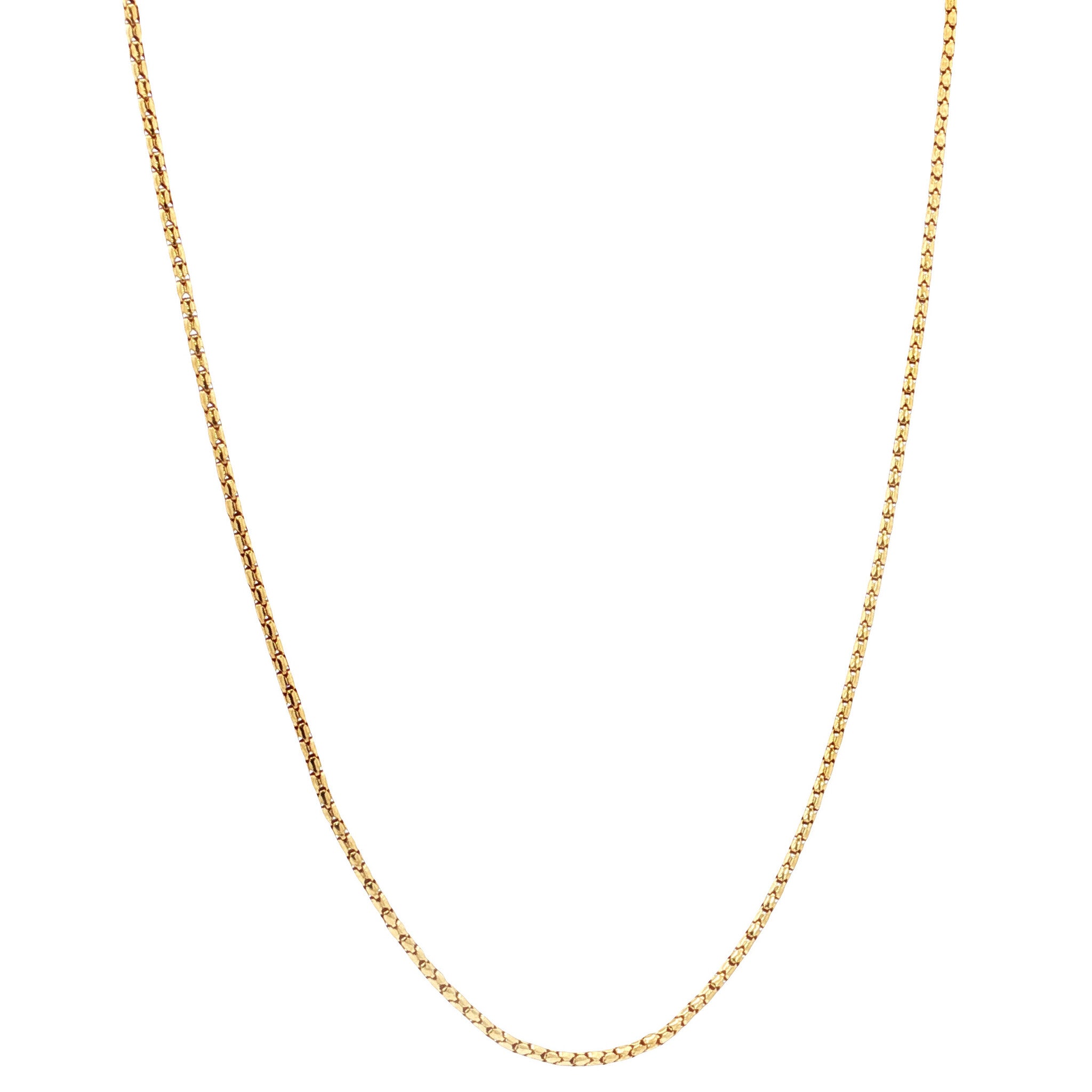 Gold vintage fantasy necklace 18 kt