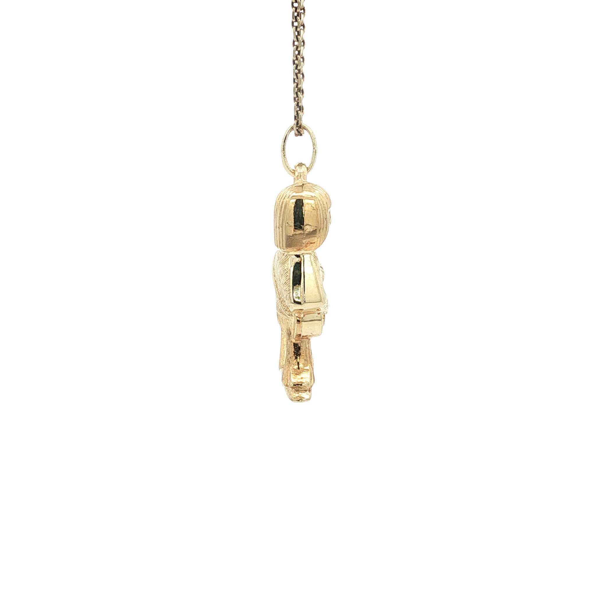Gouden vintage gitarist hanger 14 kt