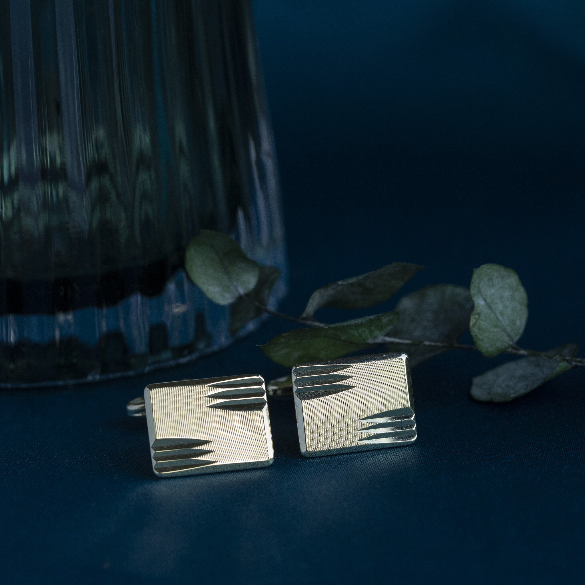 Gold cufflinks 14 kt