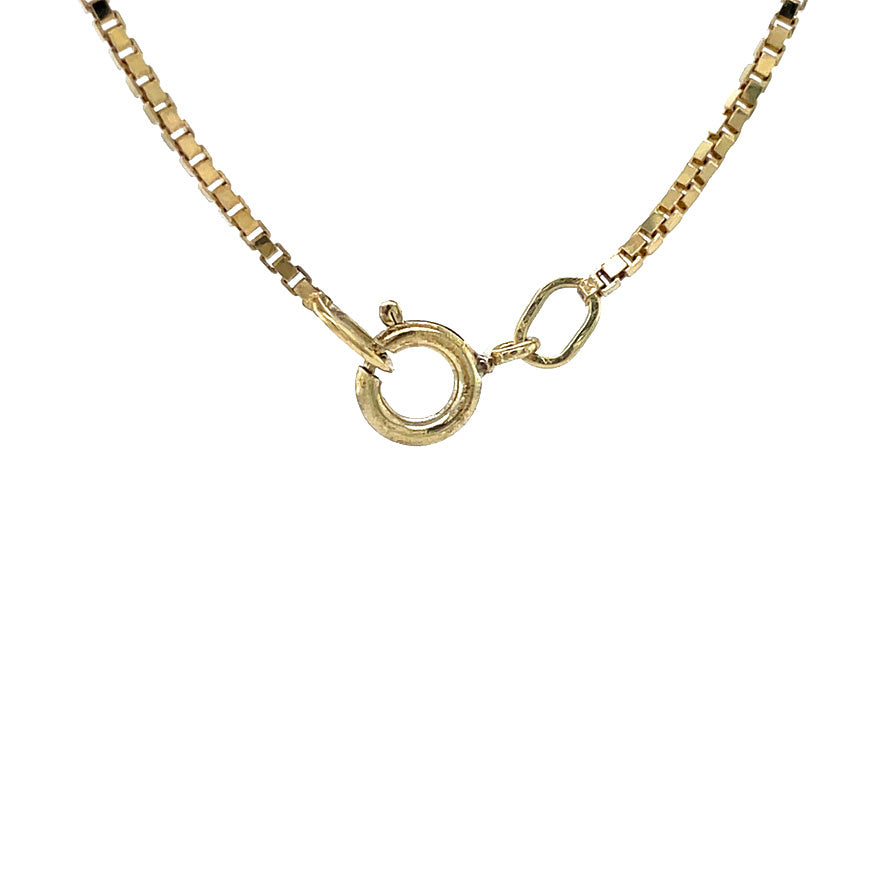 Gouden vintage venetiaan lengtecollier 14 krt
