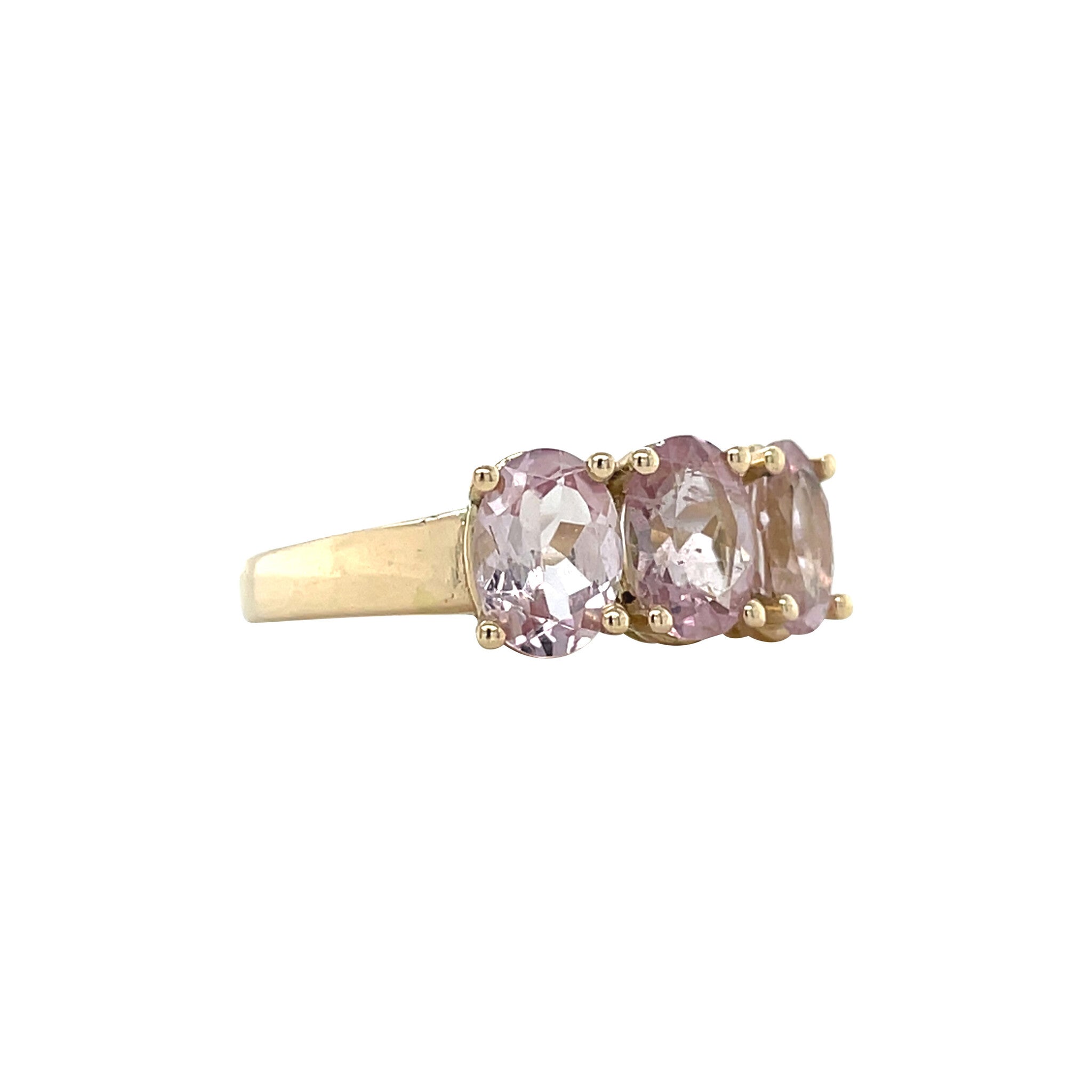 Marlene ring 14 krt - pink sakura