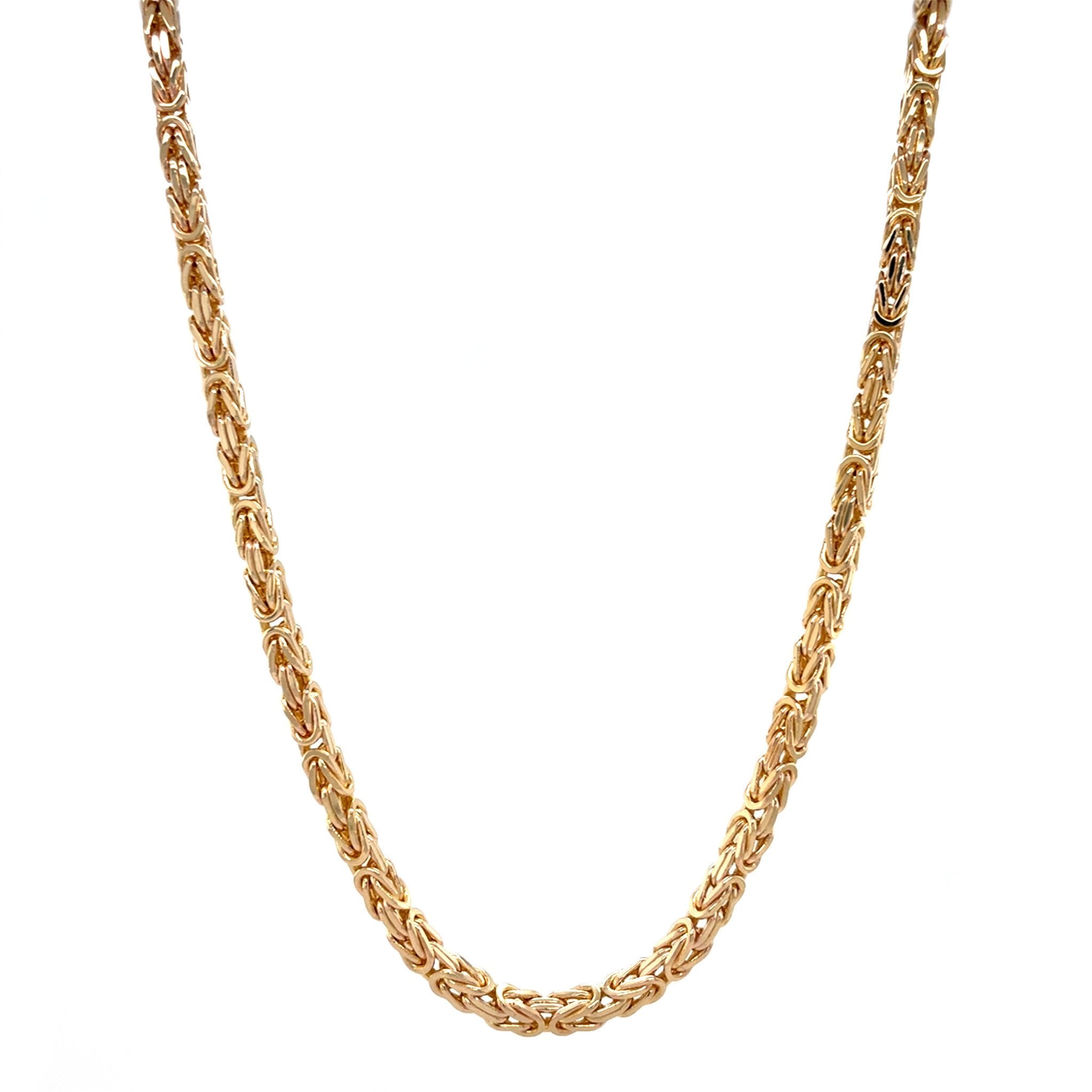 Gouden vintage konings collier 14 krt