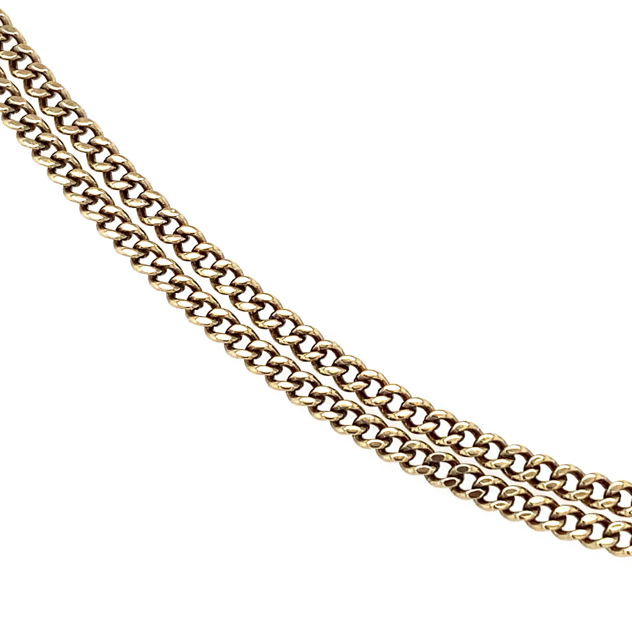 Gouden gourmet lengtecollier 14 krt