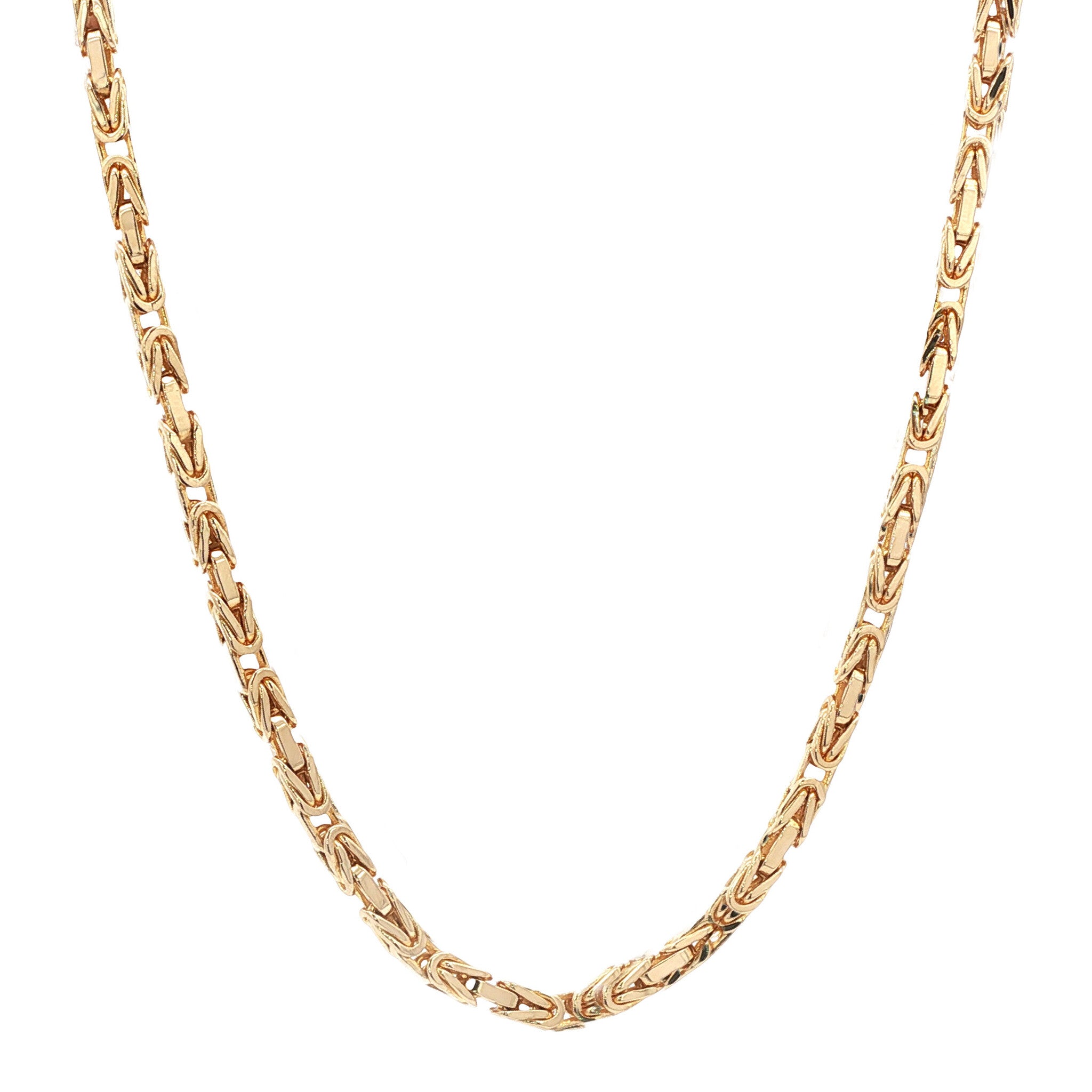 Gouden vintage koningscollier 14 kt