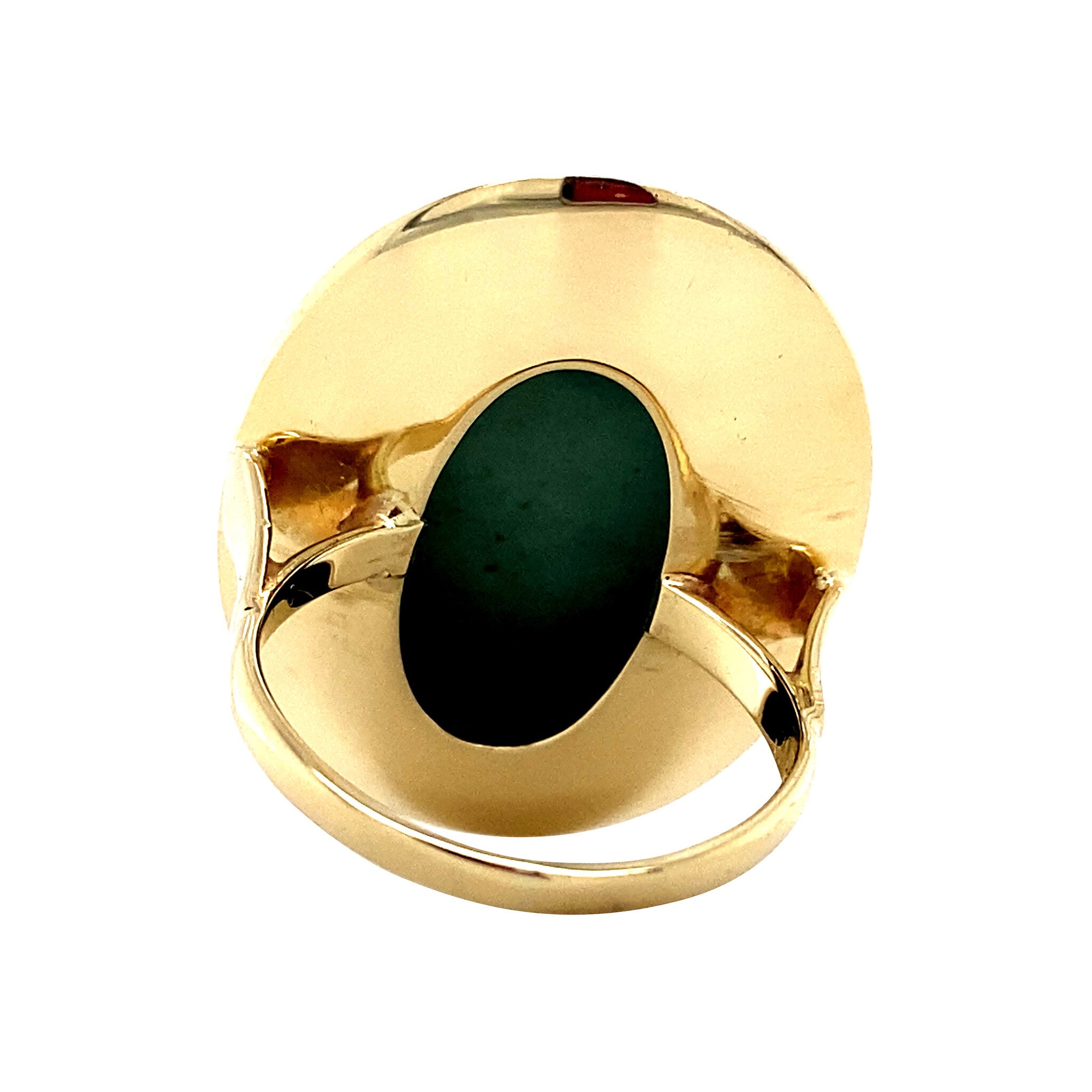 Gold ring with turquoise 14 kt