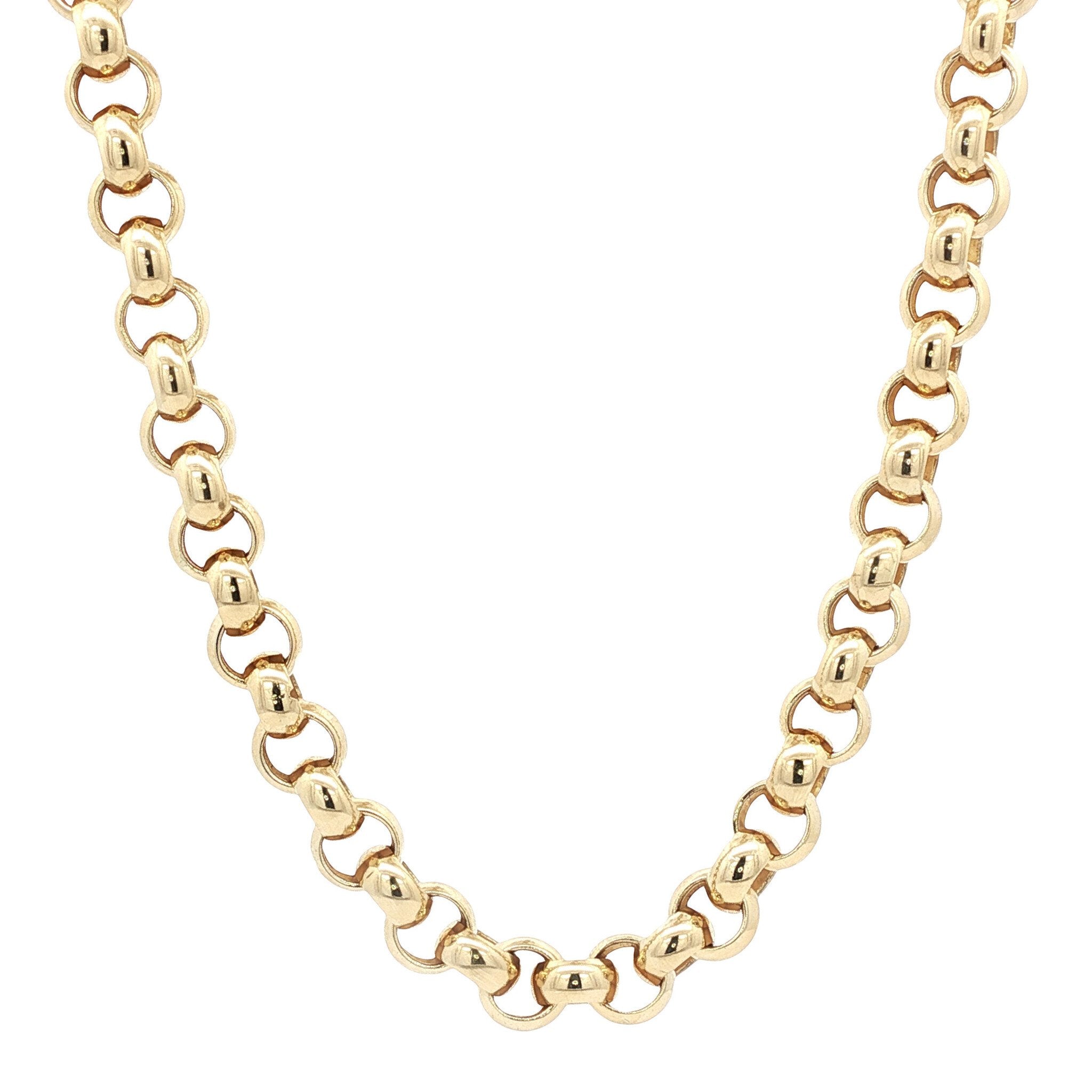 Gouden jasseron collier 14 kt