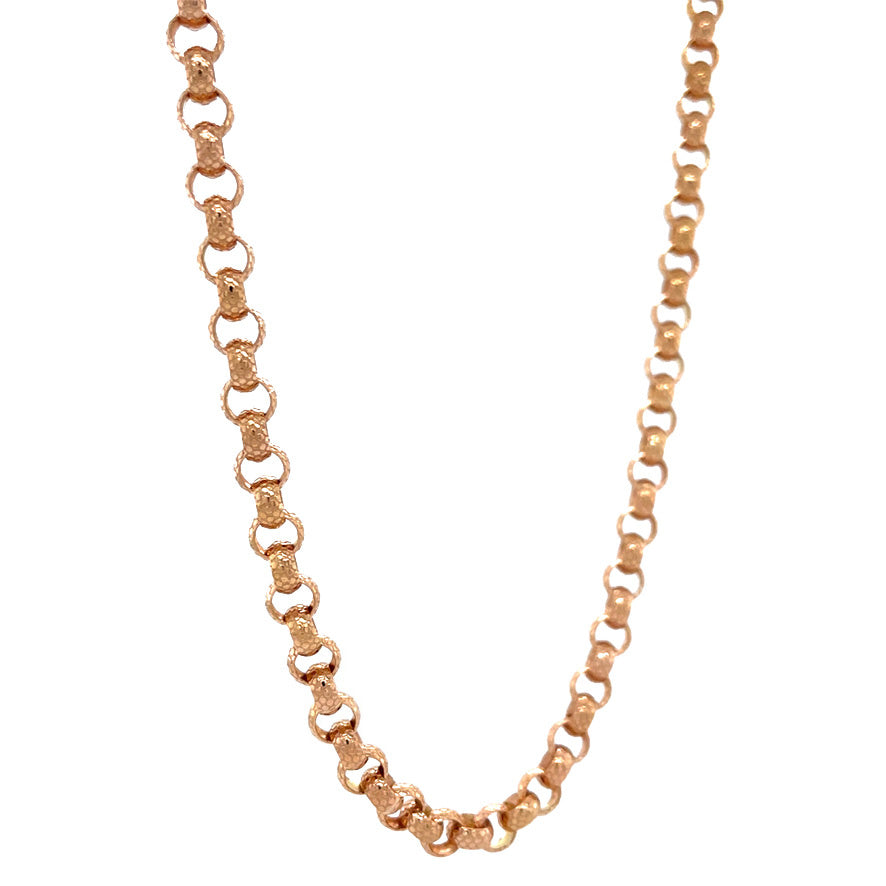 Gouden vintage jasseron collier 18 krt