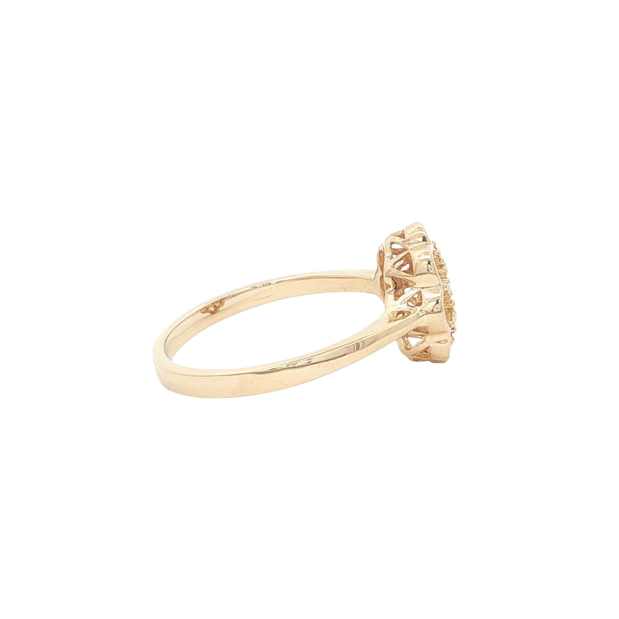 Gouden montuur ring 14 kt