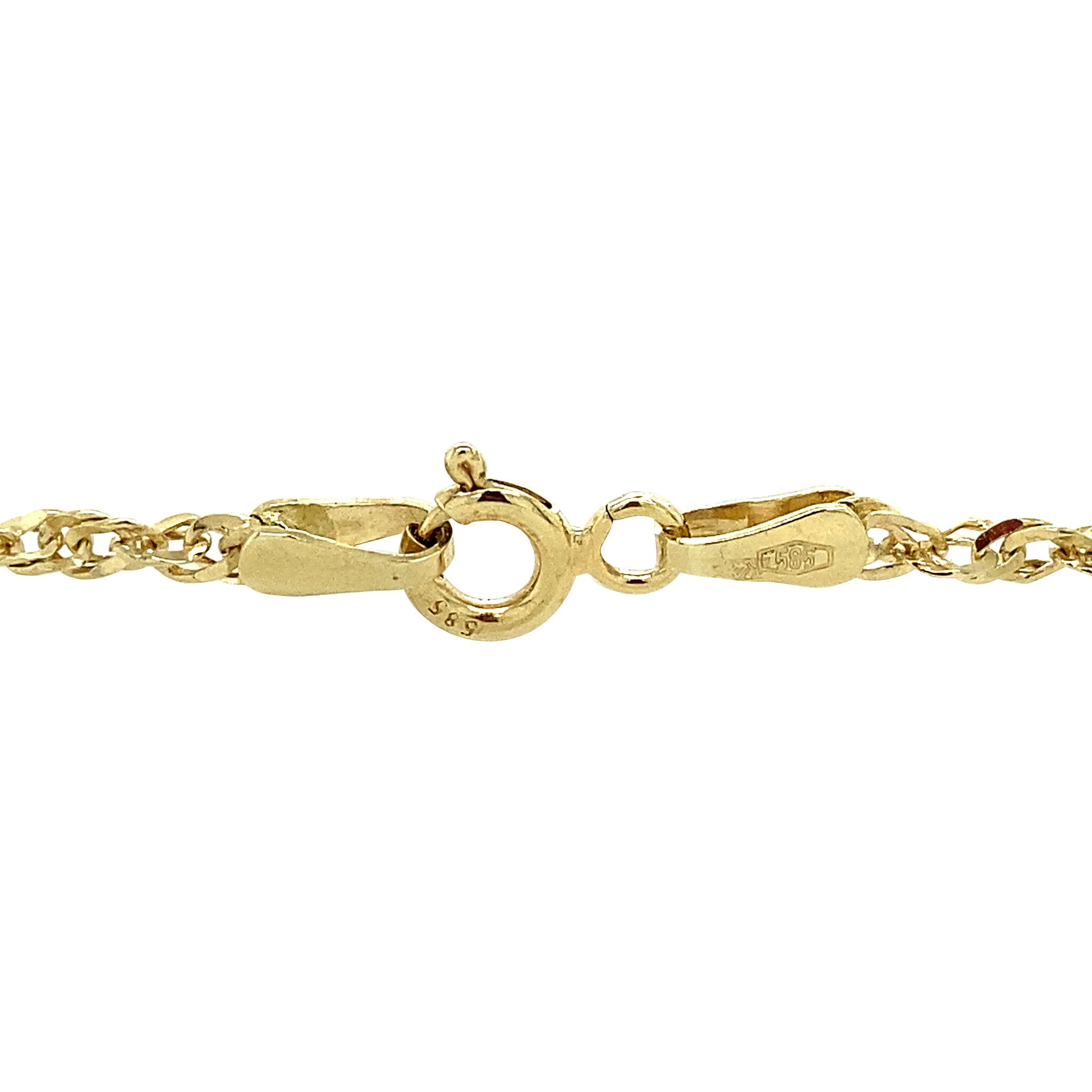 Gouden armband singapore 18 cm 14 krt
