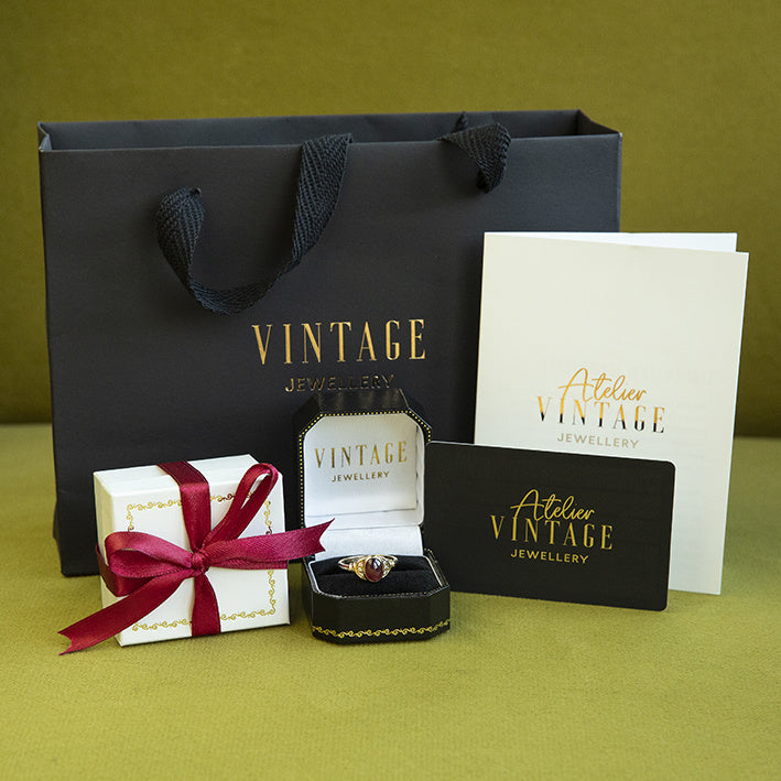 Jane ring 14 krt - Ruby Ruby