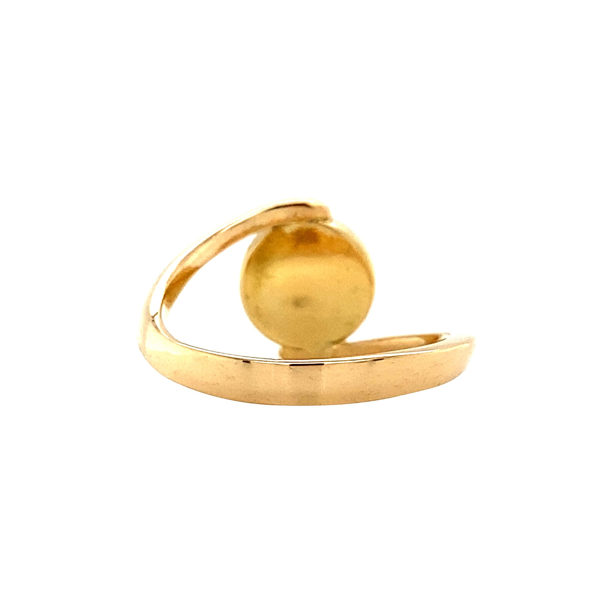 18 kt gold ring with opal triplet