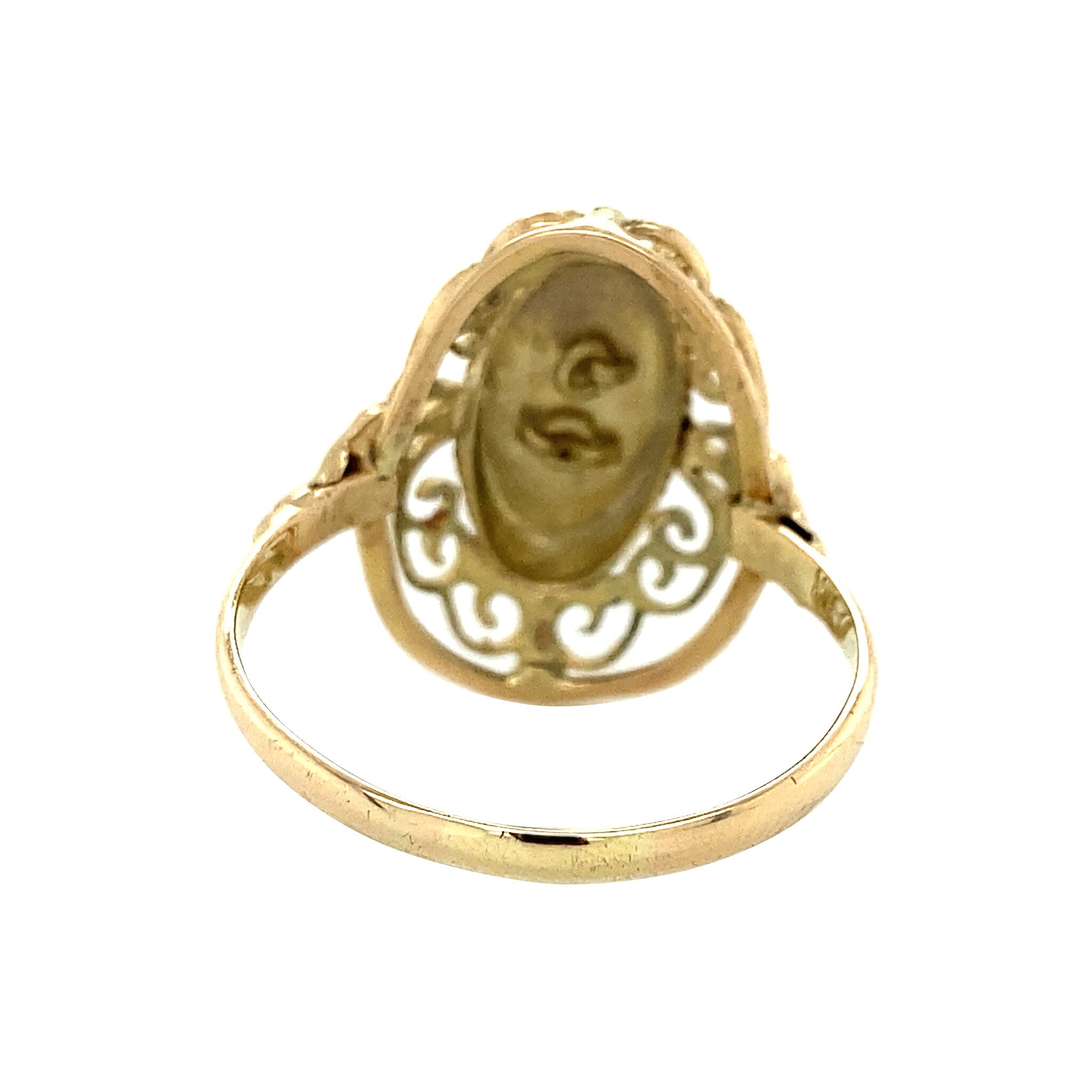 14 kt gold fantasy ring