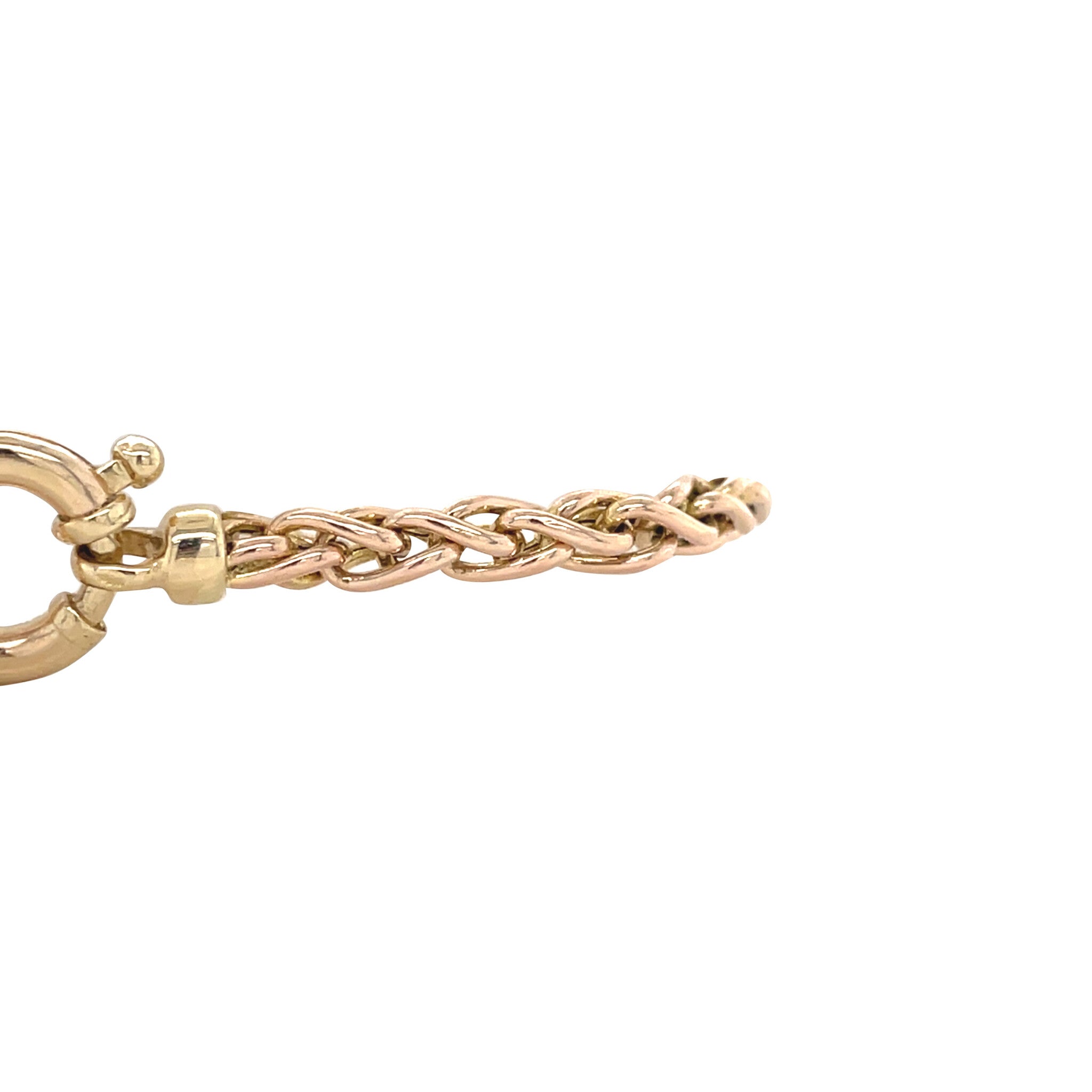Vintage gold fox-tail bracelet, 14 kt
