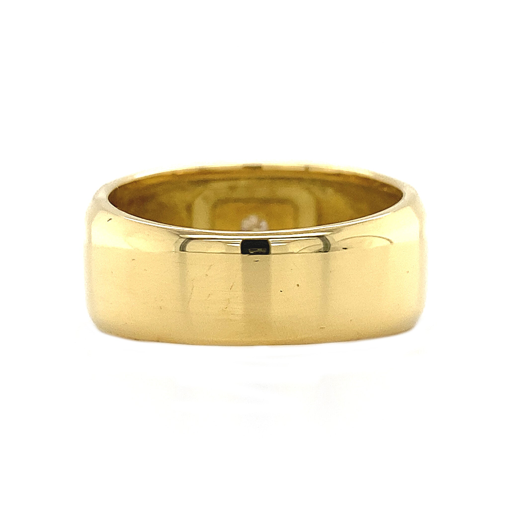 Gouden ring met diamant 18 krt