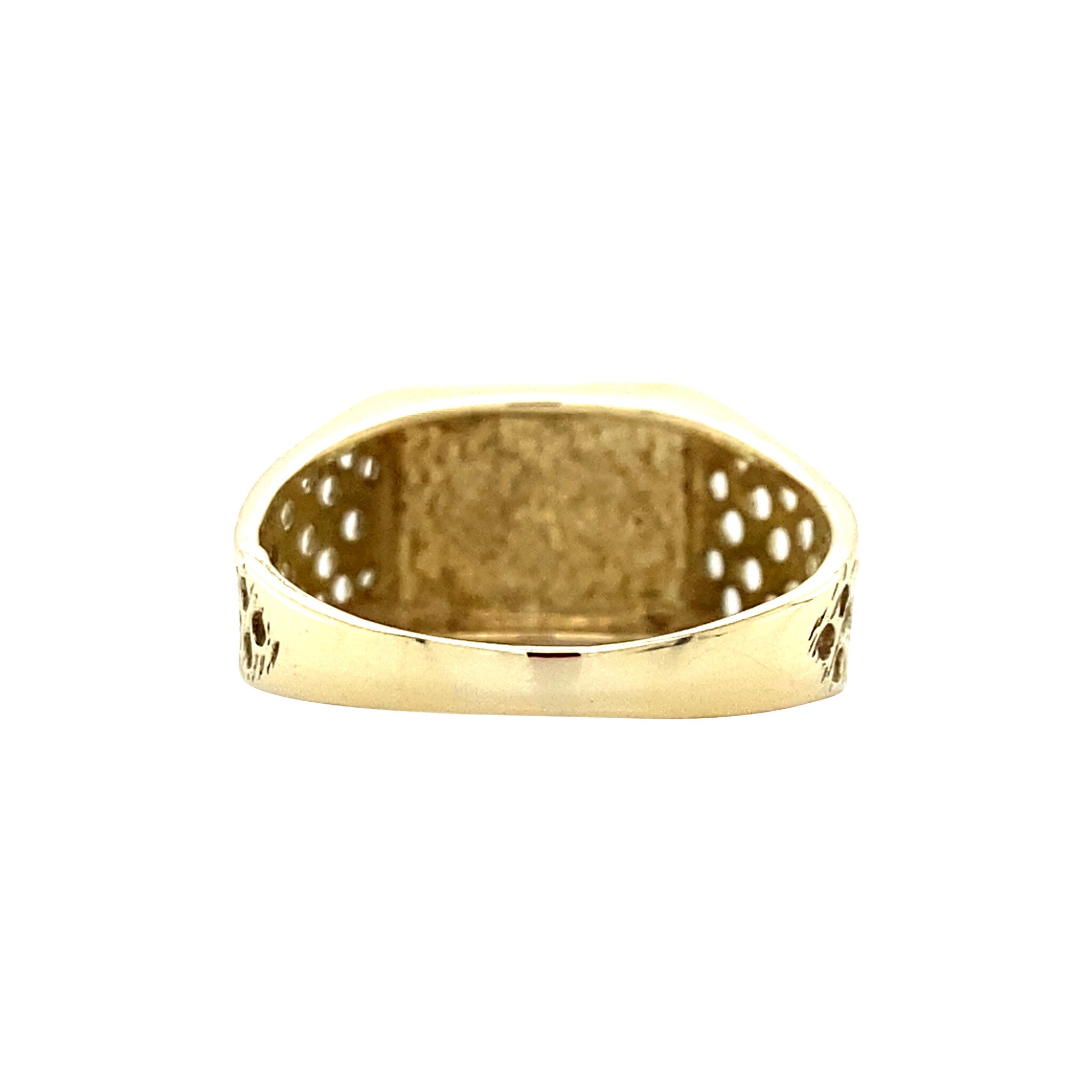 Vintage 14 kt gold signet ring