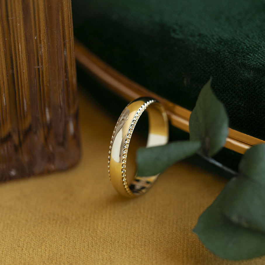 Gold fantasy ring 14 kt