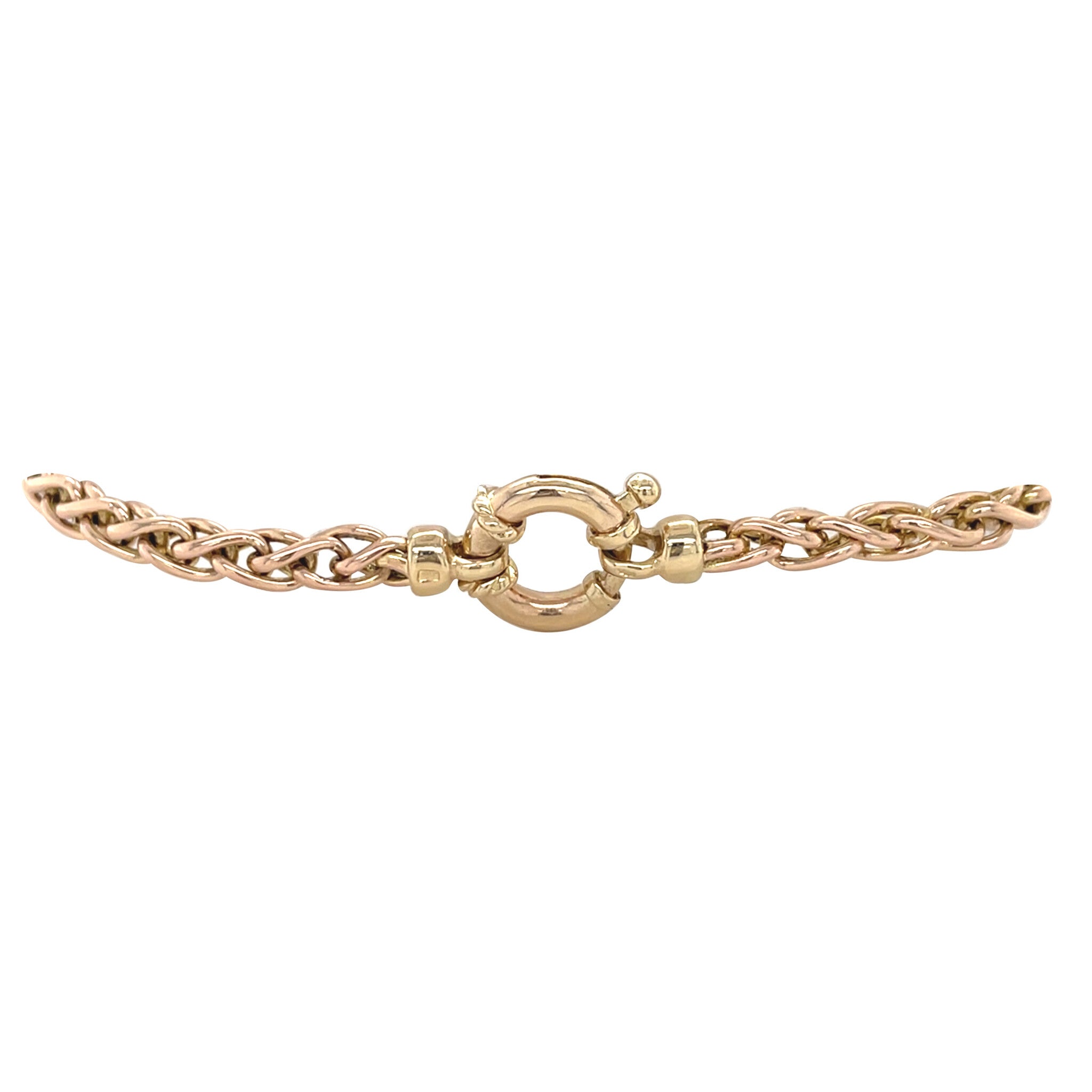Vintage gold fox-tail bracelet, 14 kt