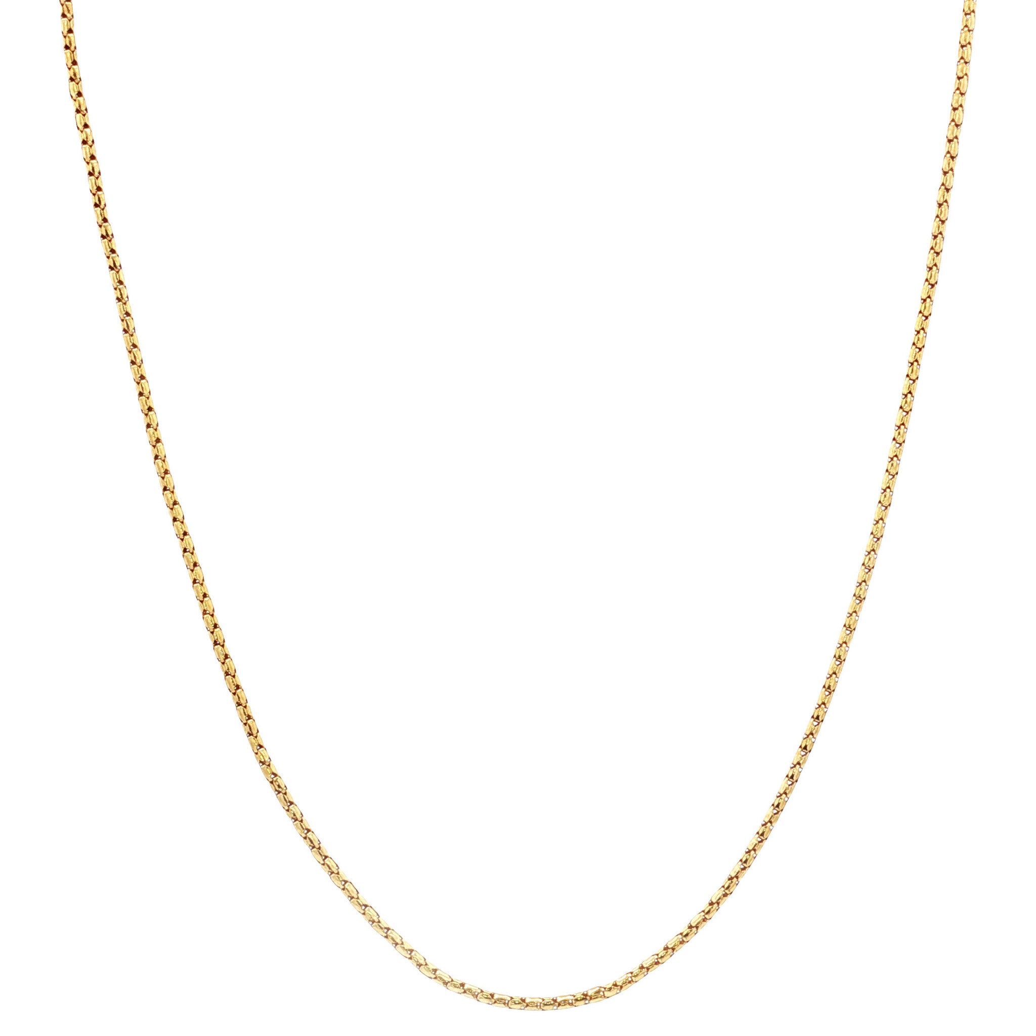 Gouden vintage fantasie collier 18 kt
