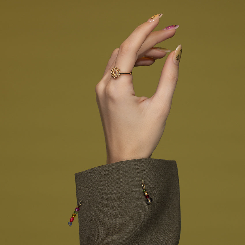 Gouden montuur ring 14 kt