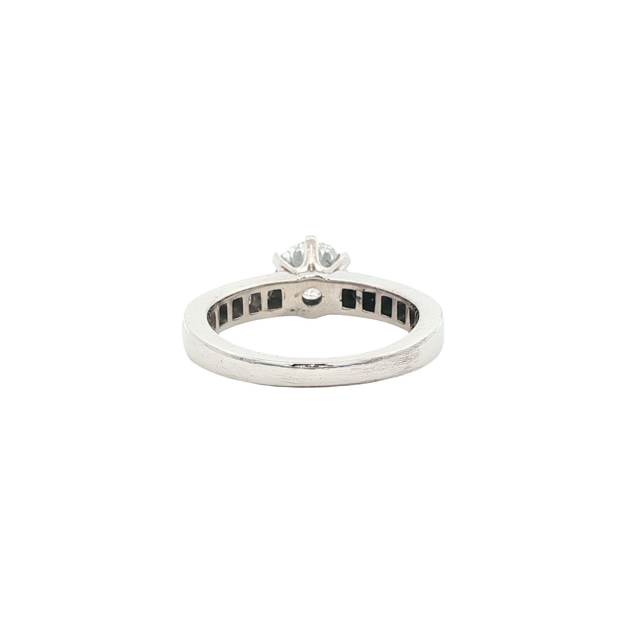 Tiffany & Co. platinum diamond ring 850