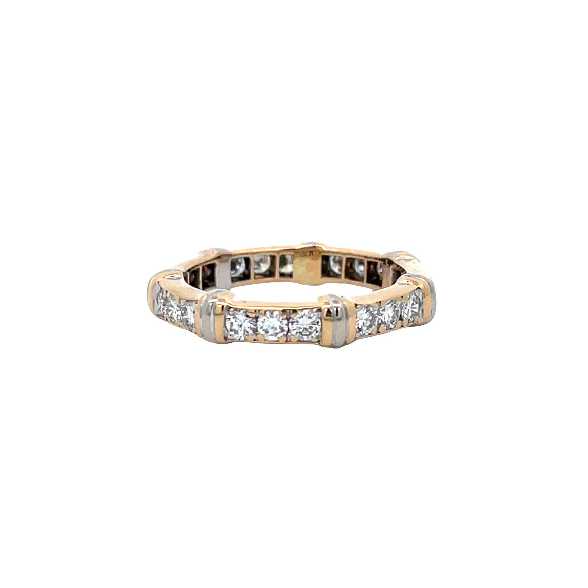 Gouden vintage Cartier ring met diamant 18 kt