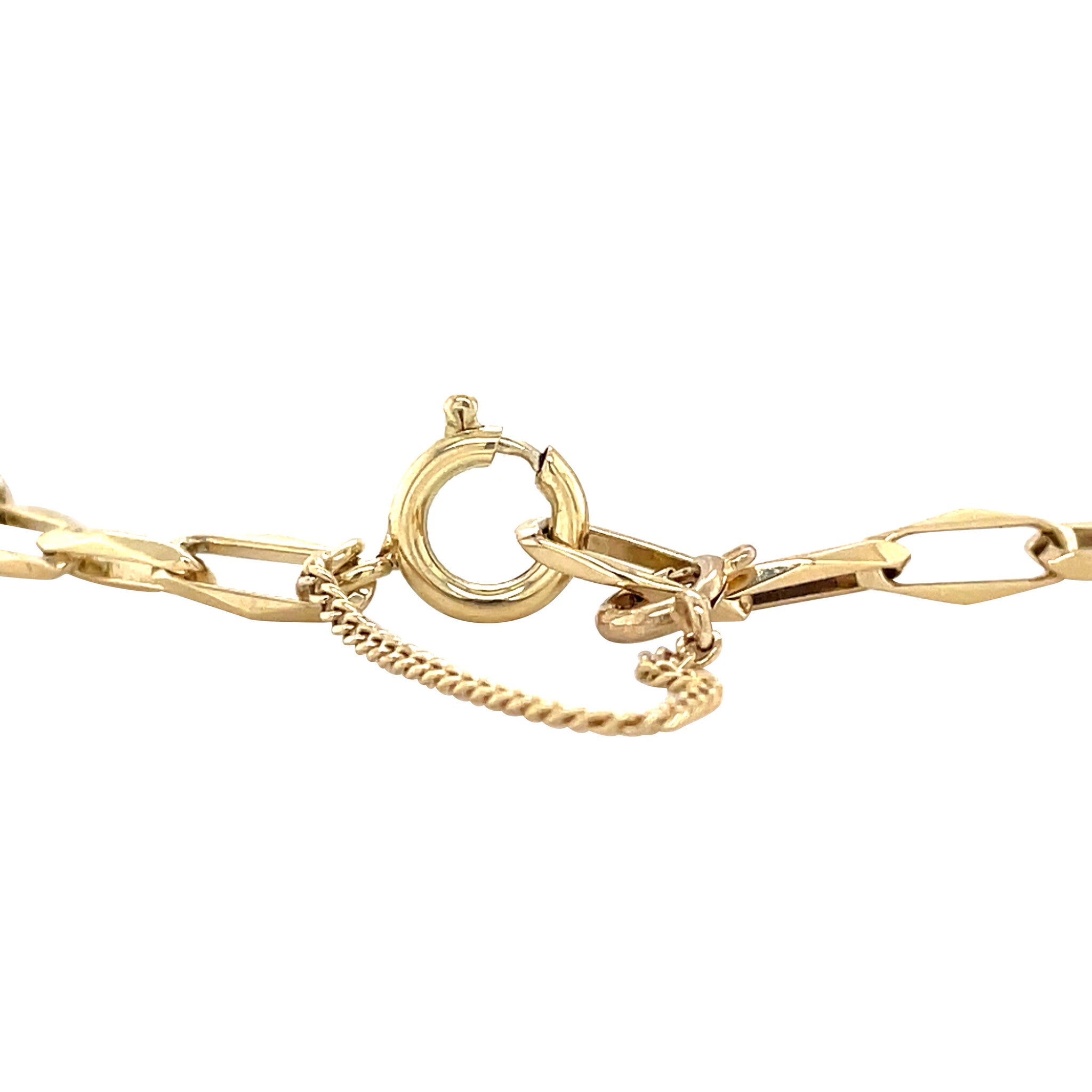 Gouden vintage closed forever armband 14 kt