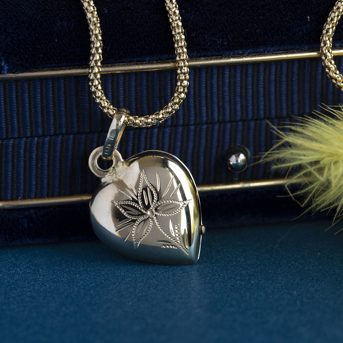 Gouden medaillon hart 14 krt