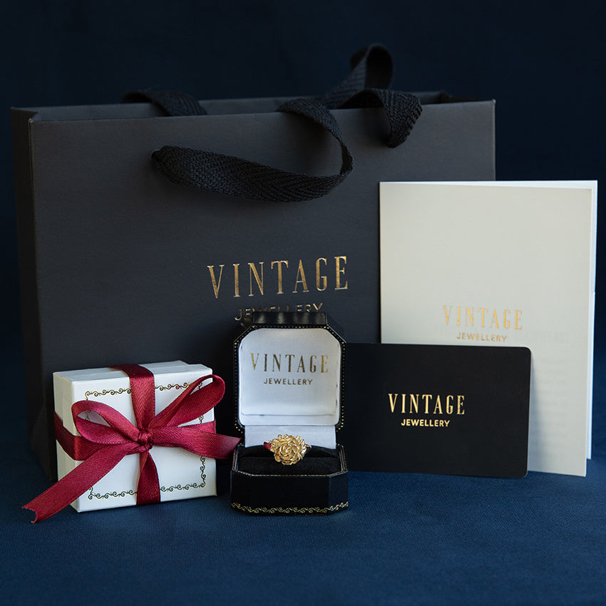 Gouden vintage Cartier trouwring 18 krt