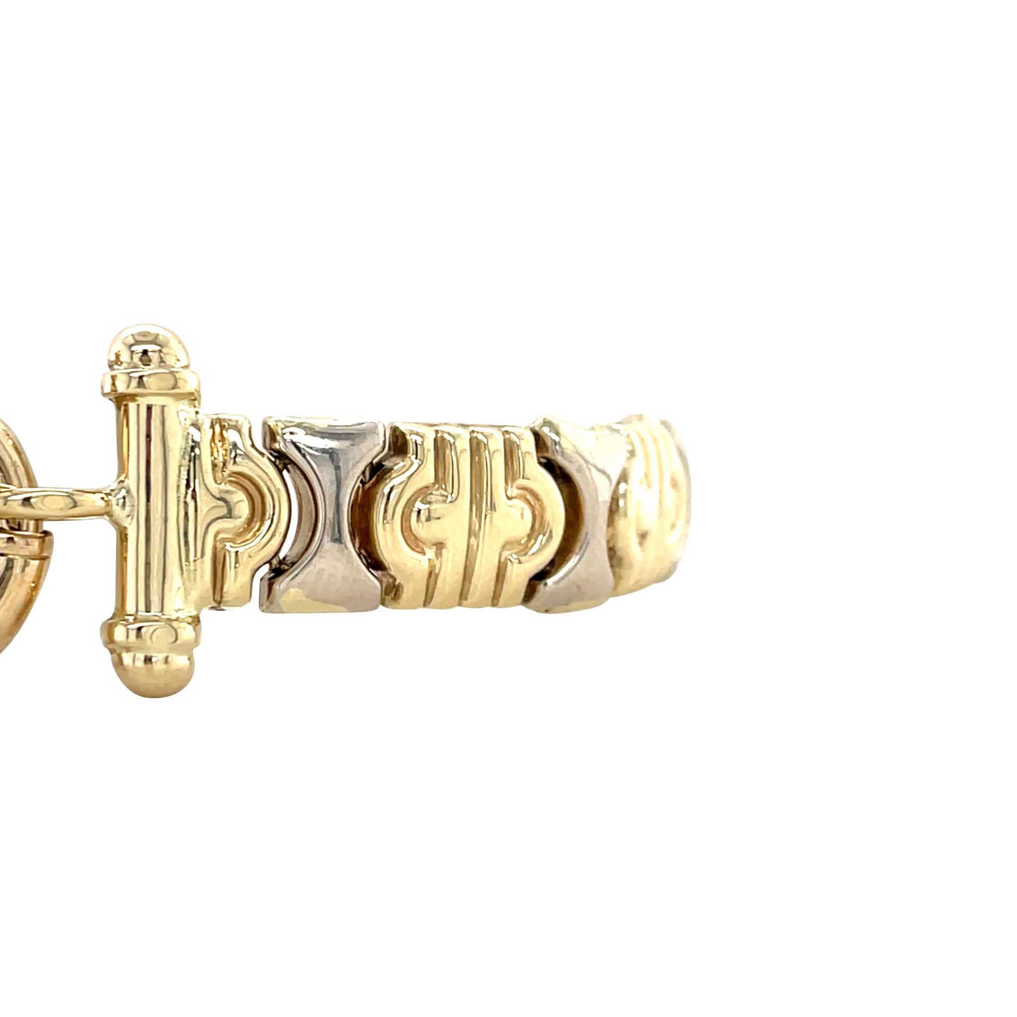 Bicolour gold vintage bracelet 14 kt