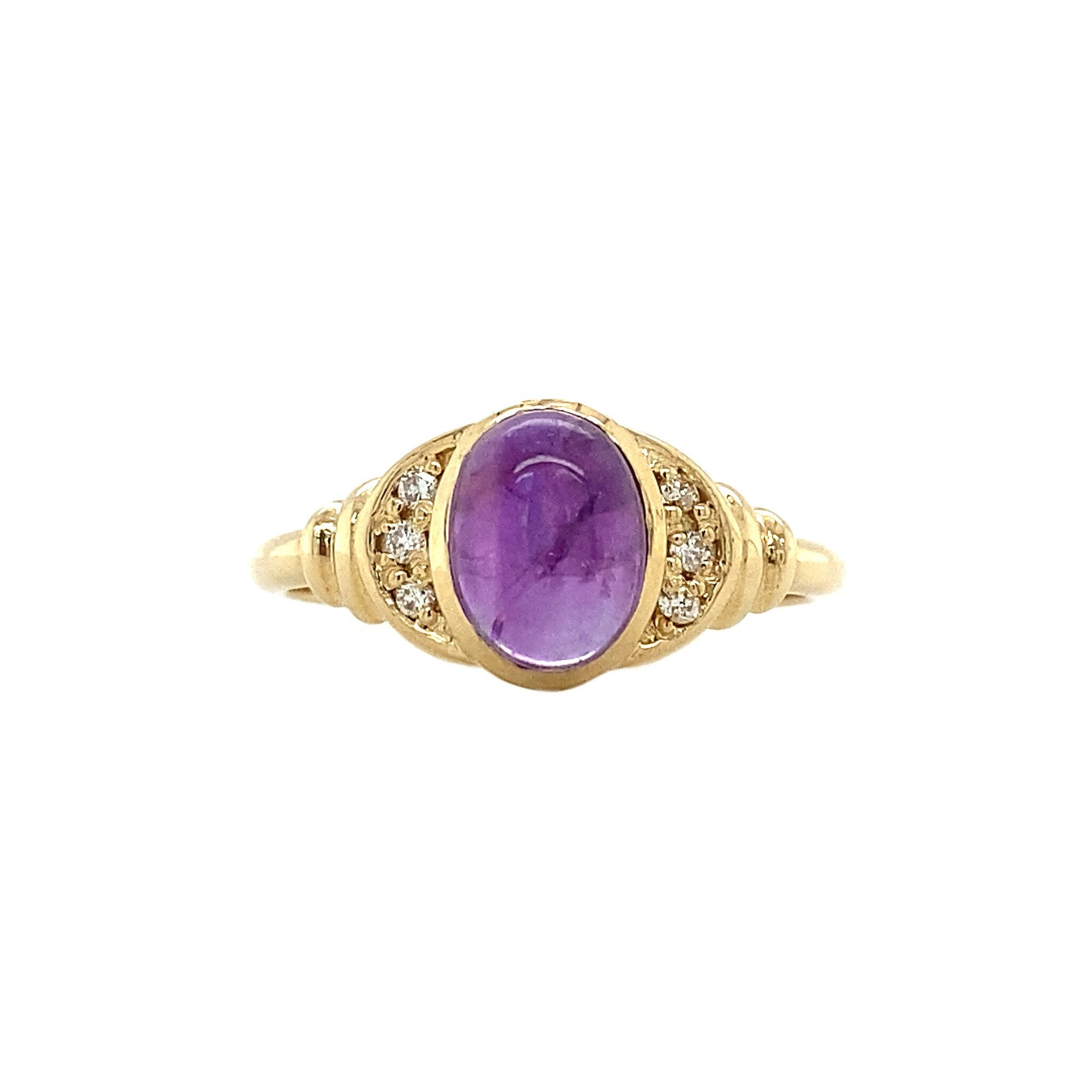 Jane ring 14 krt - Violet