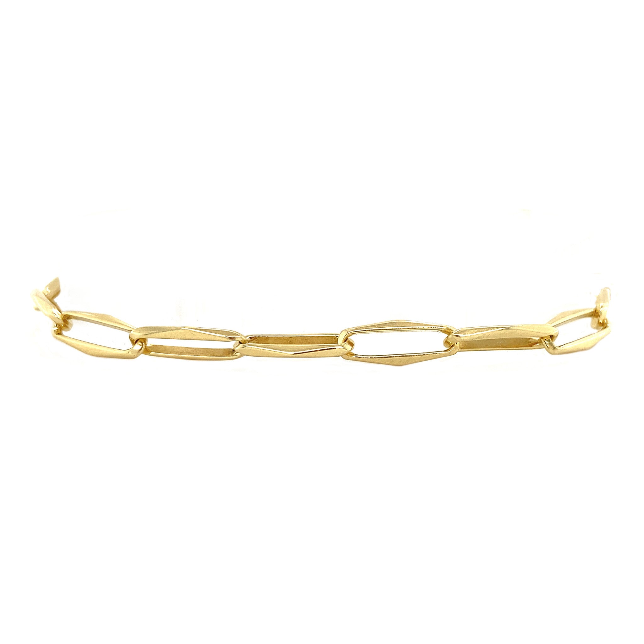 Vintage gouden Closed for ever armband 14 krt