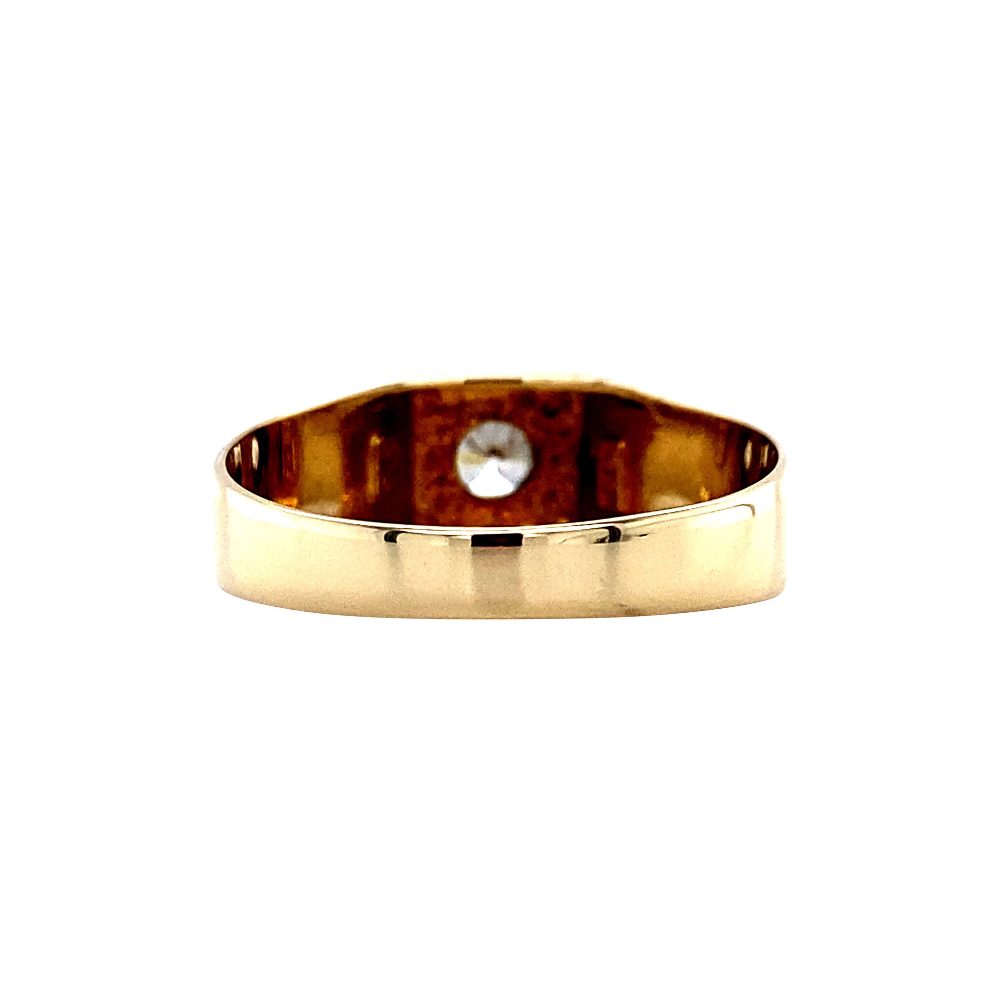 Ring met zirkonia 12 krt