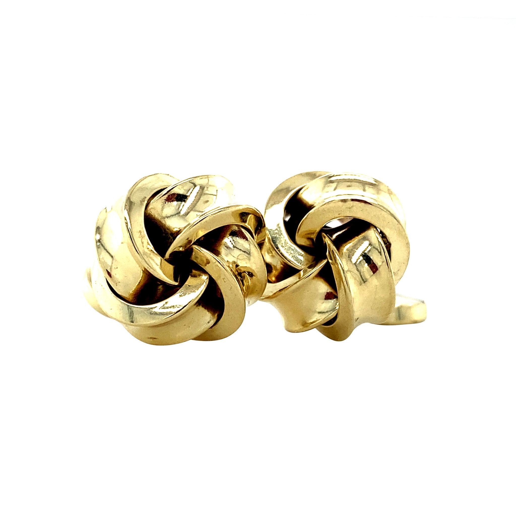 Gouden manchetknopen 14 krt