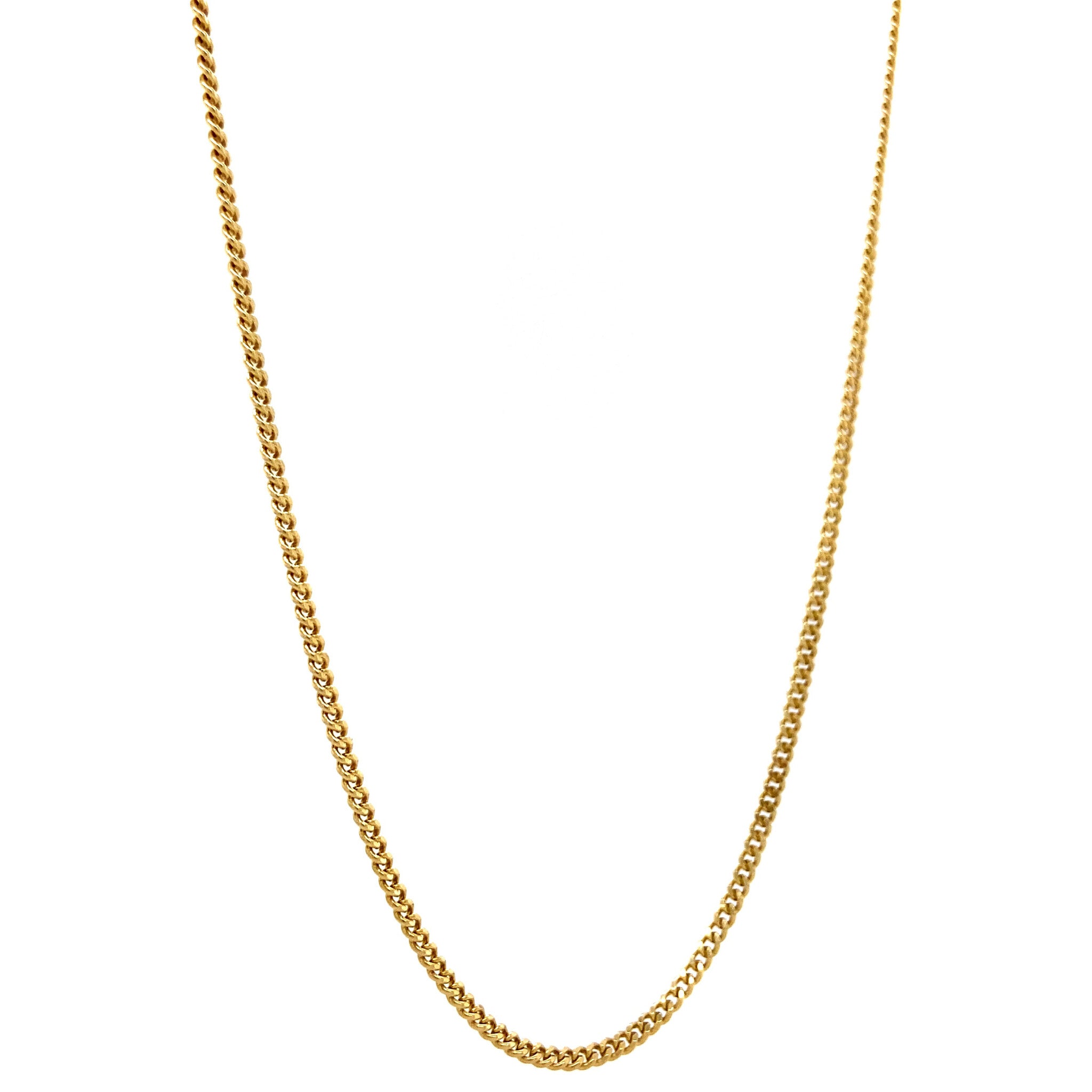 Gold length necklace gourmet 38.5 cm 14 krt