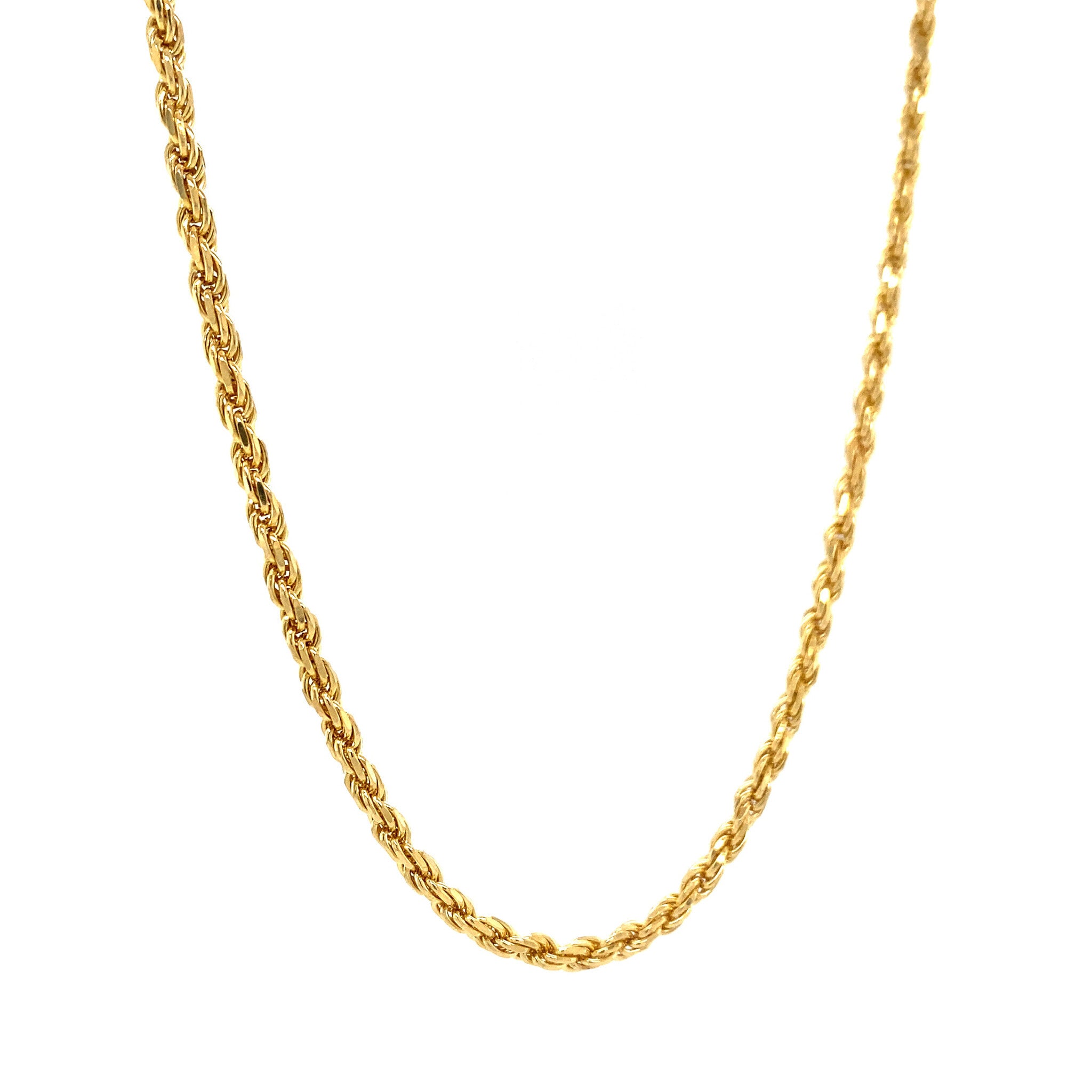 Gouden koord collier 14 krt