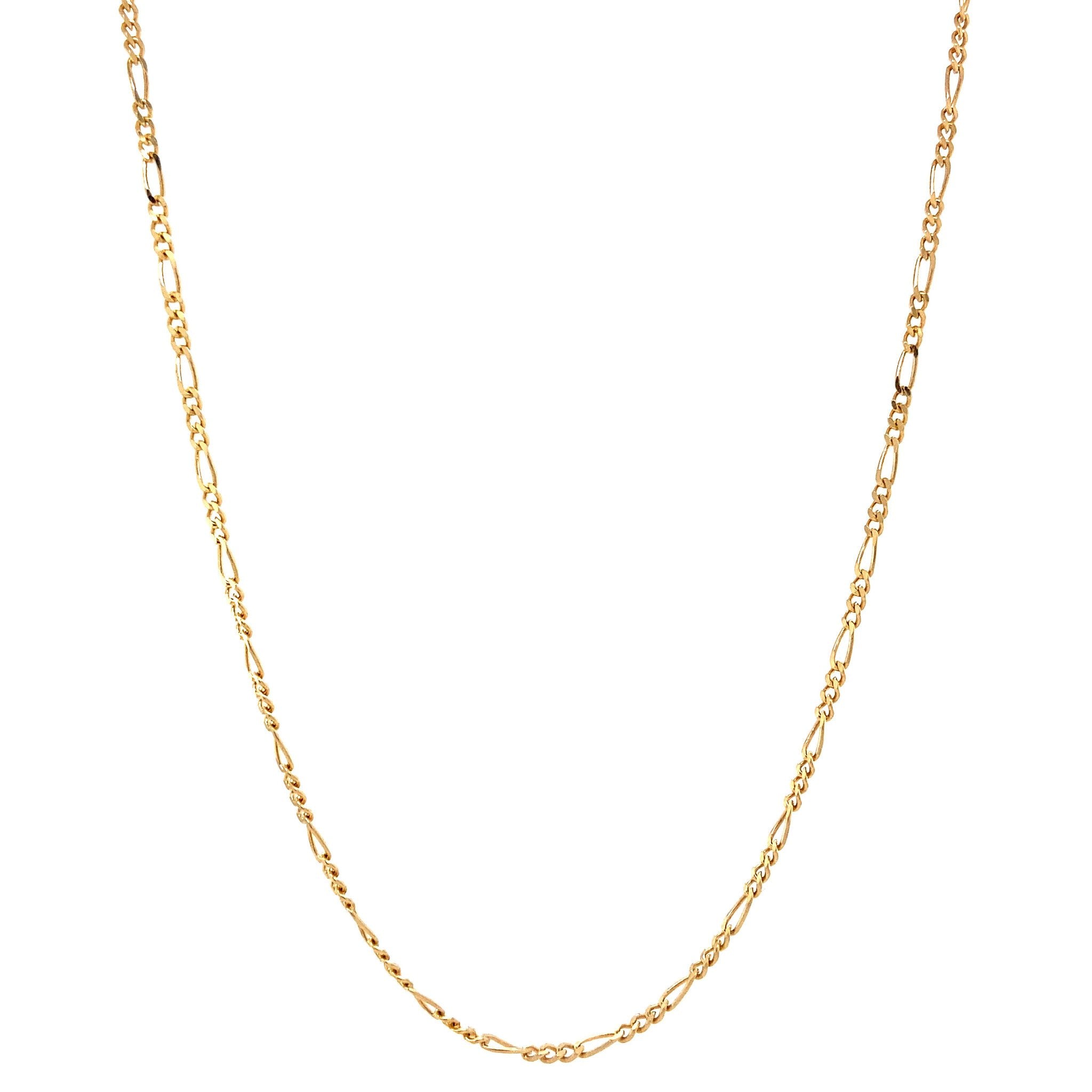 Gouden figaro collier 14 krt