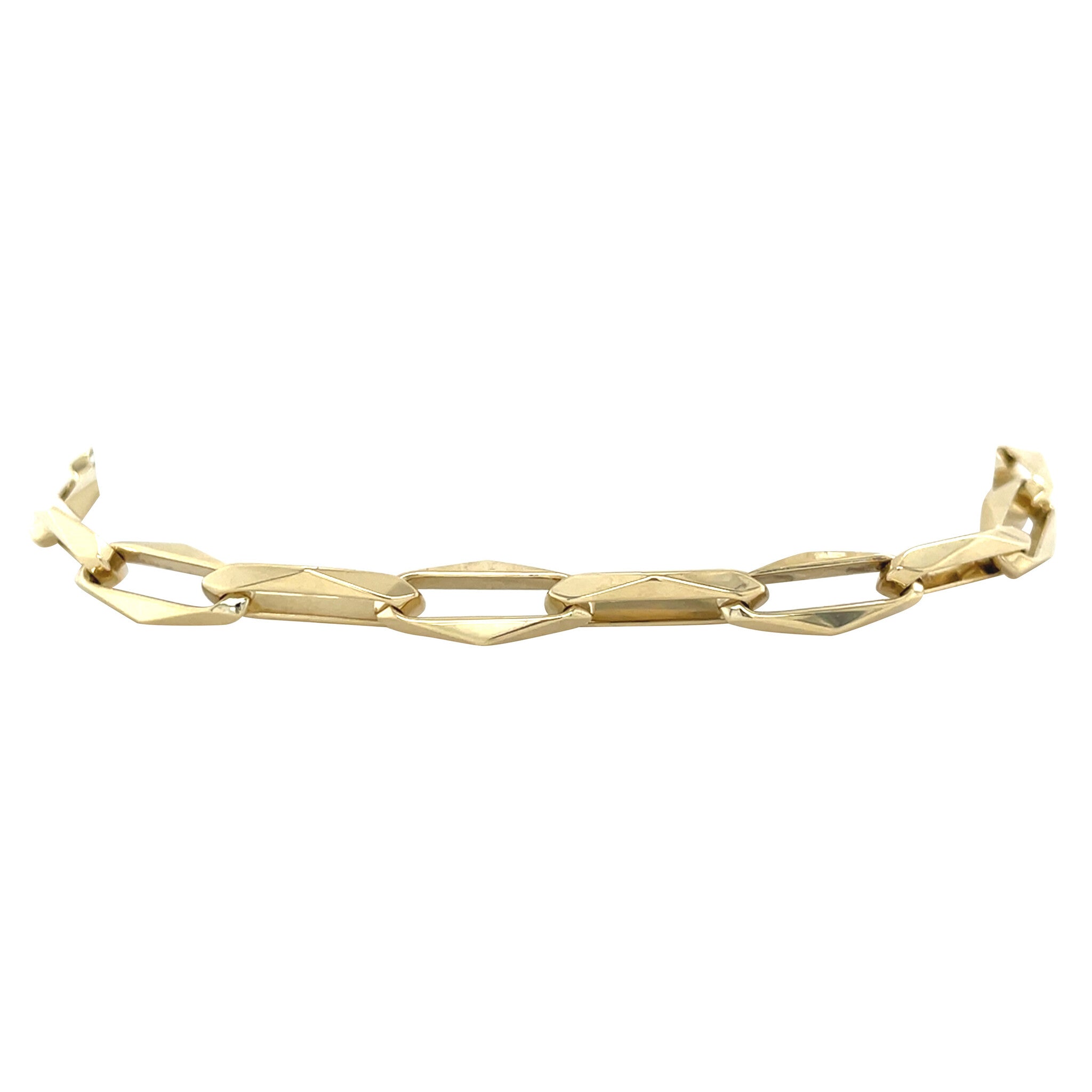 Gouden vintage closed forever armband 14 kt