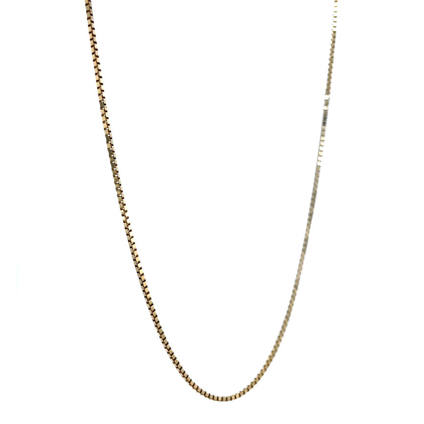 Golden Venetian length necklace 14 kt