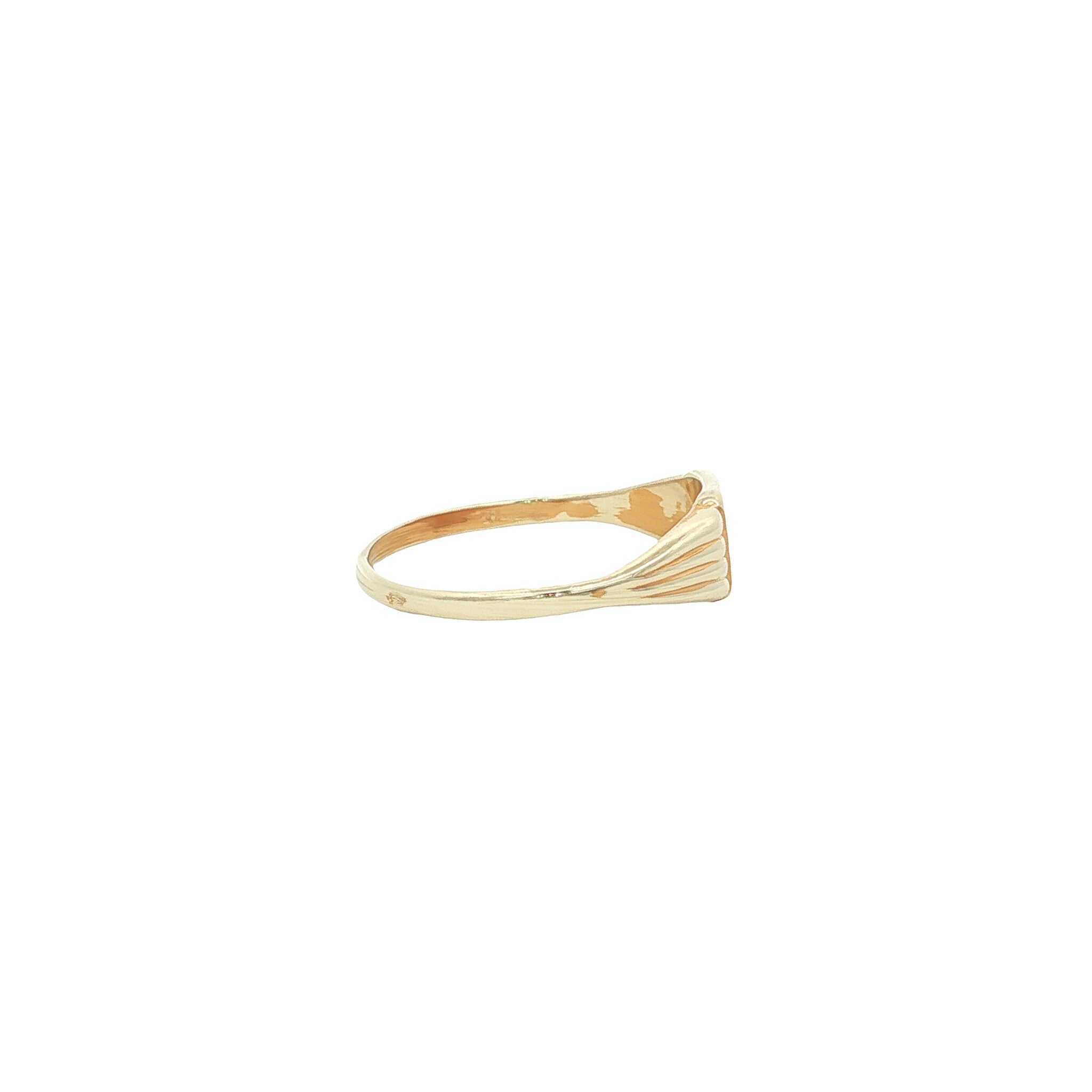 Vintage gold signet ring 14 kt