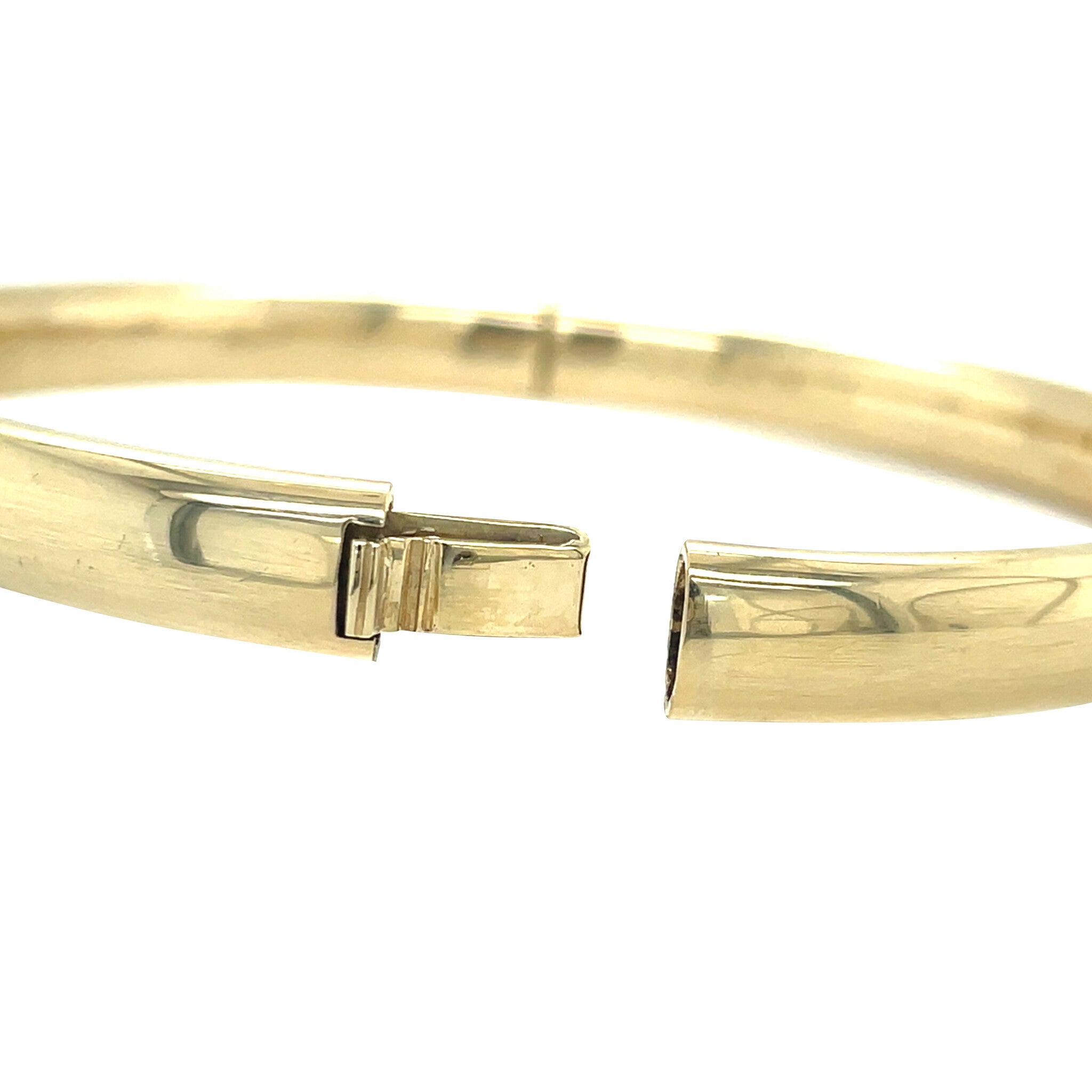 Vintage smooth 14 kt gold bangle