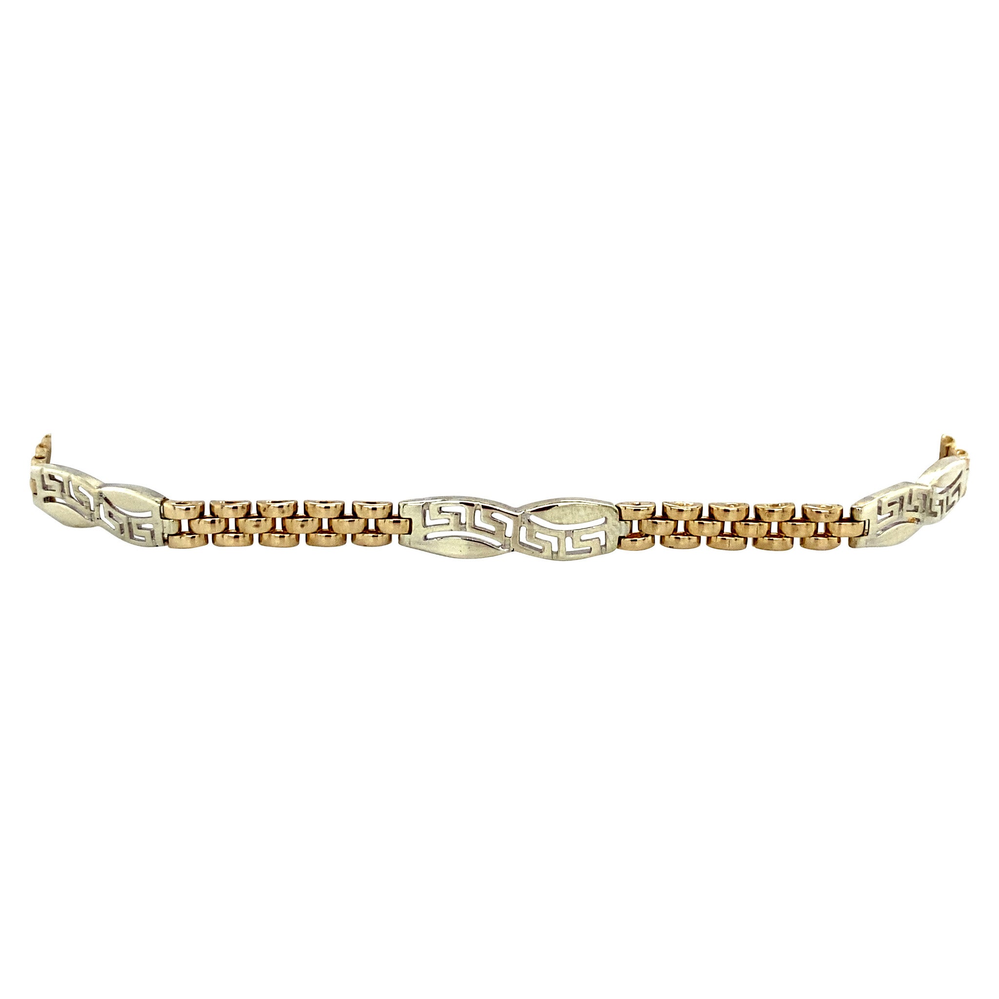 Vintage gold fantasy bracelet 14 kt