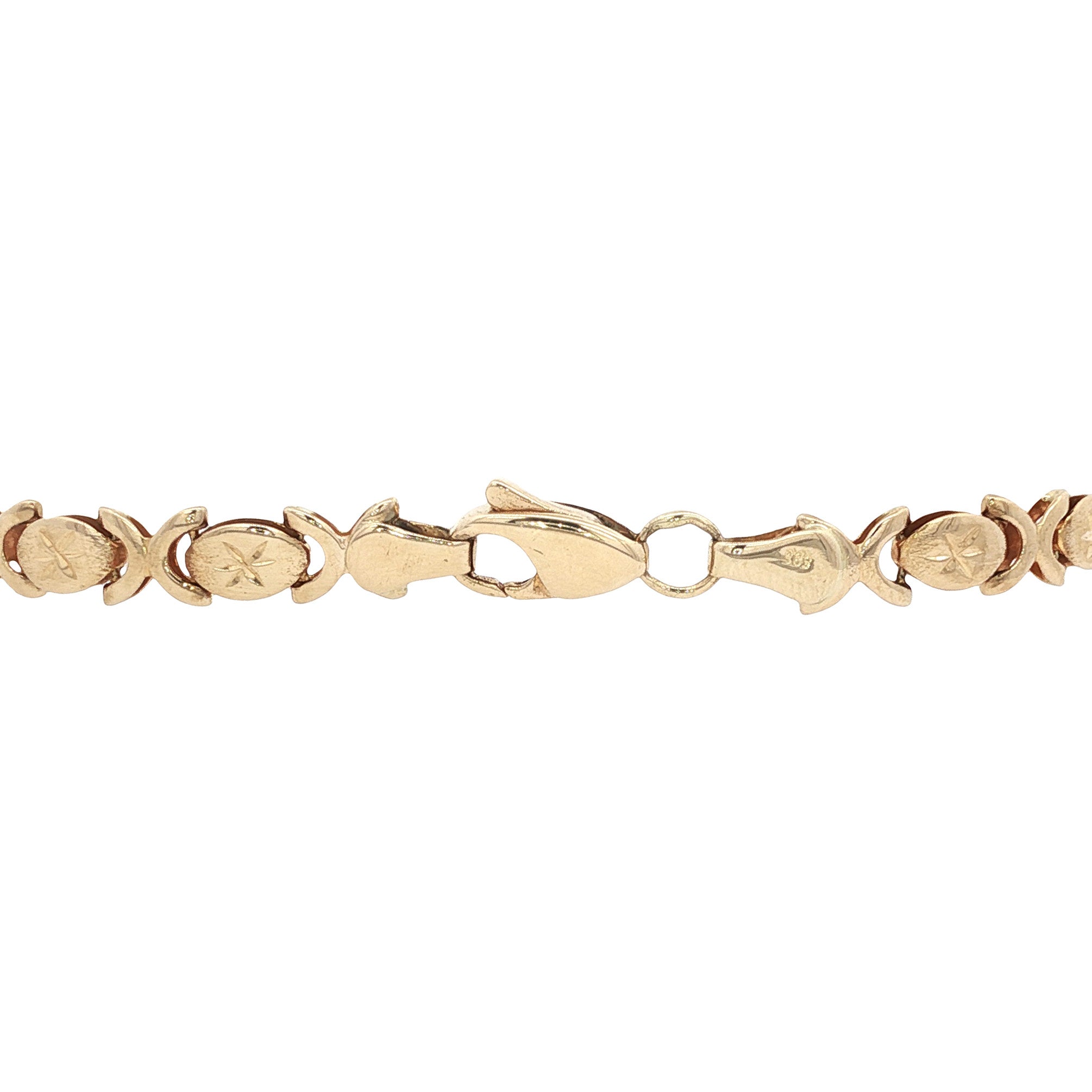 Vintage 14 kt gold fantasy bracelet