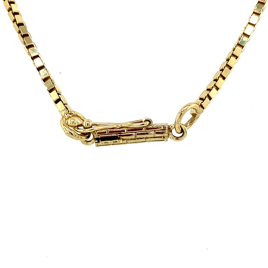 Gouden venetiaan collier 14 krt