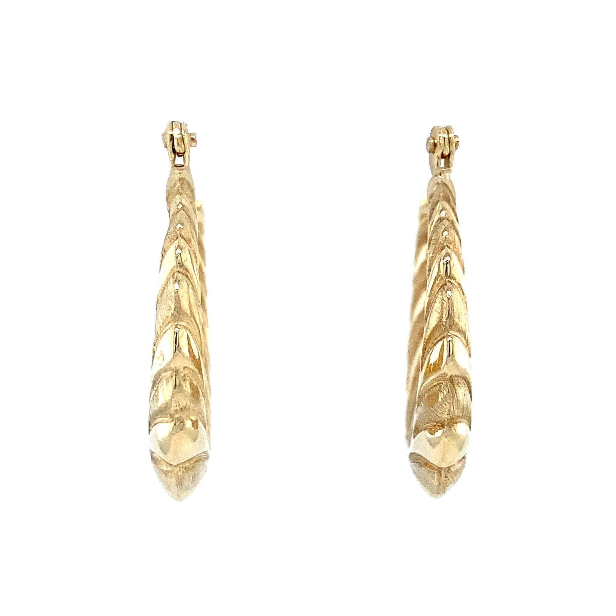 14 kt gold fantasy earrings