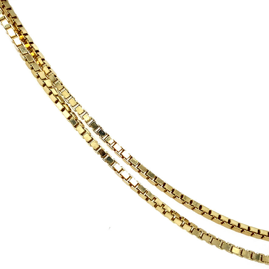Gouden venetiaan collier 14 krt