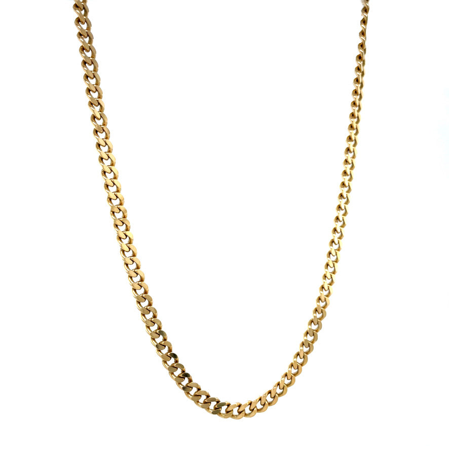 Vintage gold gourmet necklace 14 kt