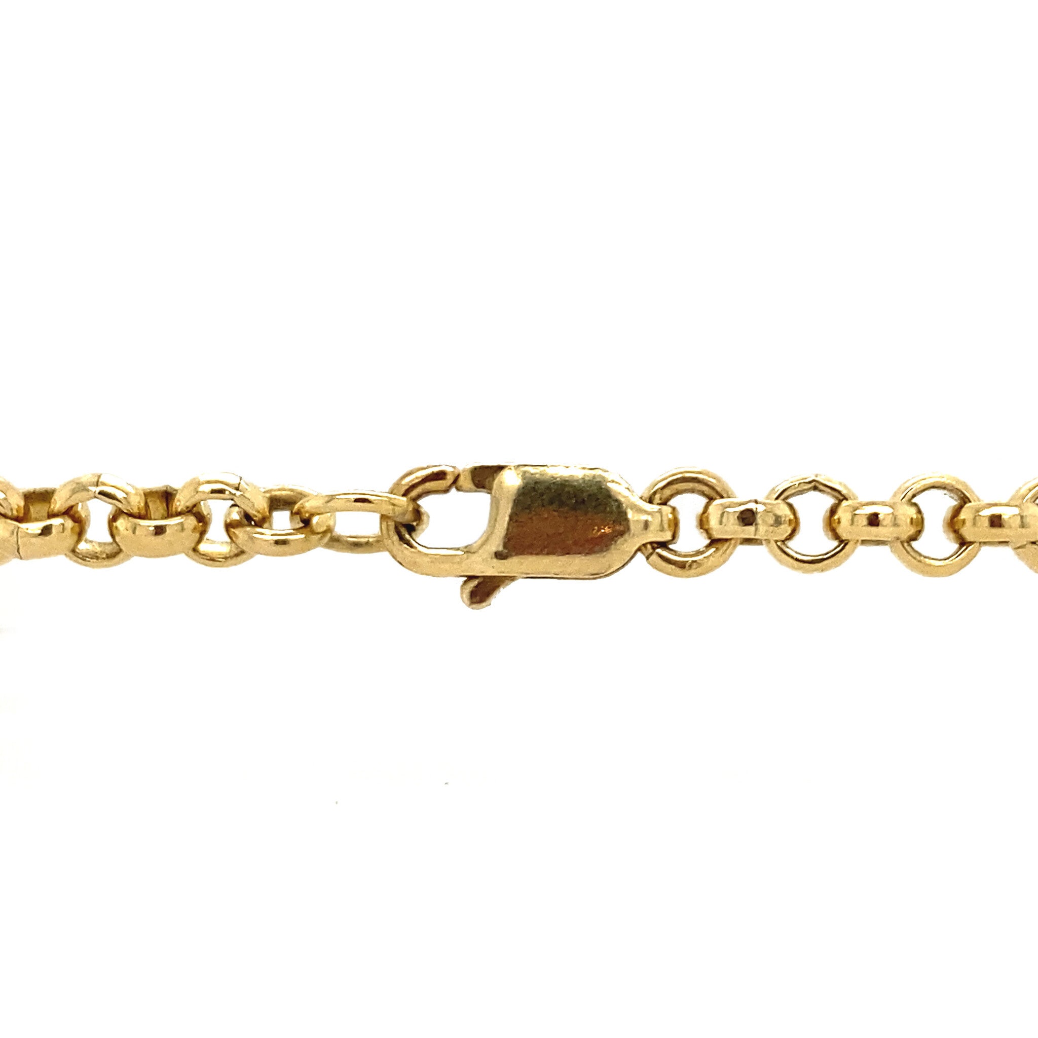 Vintage enamel bracelet, 19.5 cm, 9 kt