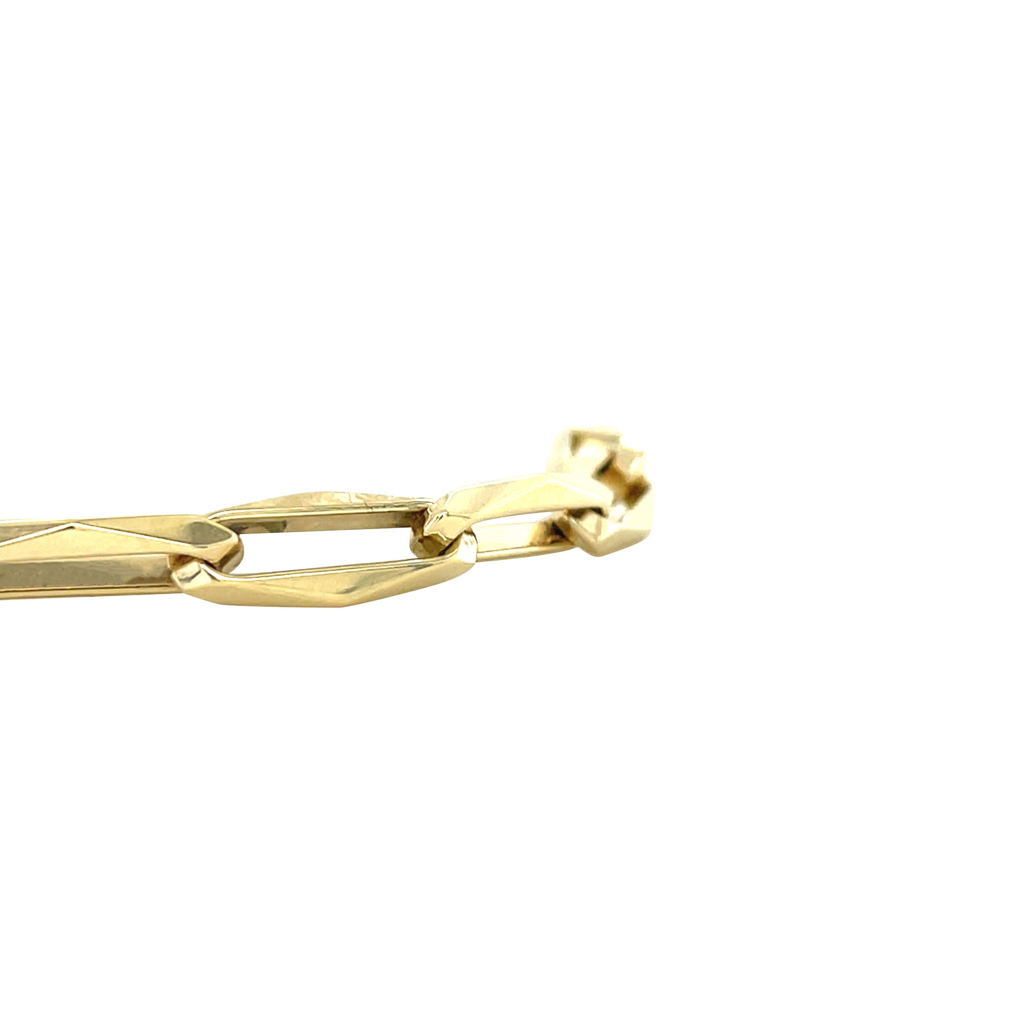 Gold vintage closed forever bracelet 14 kt